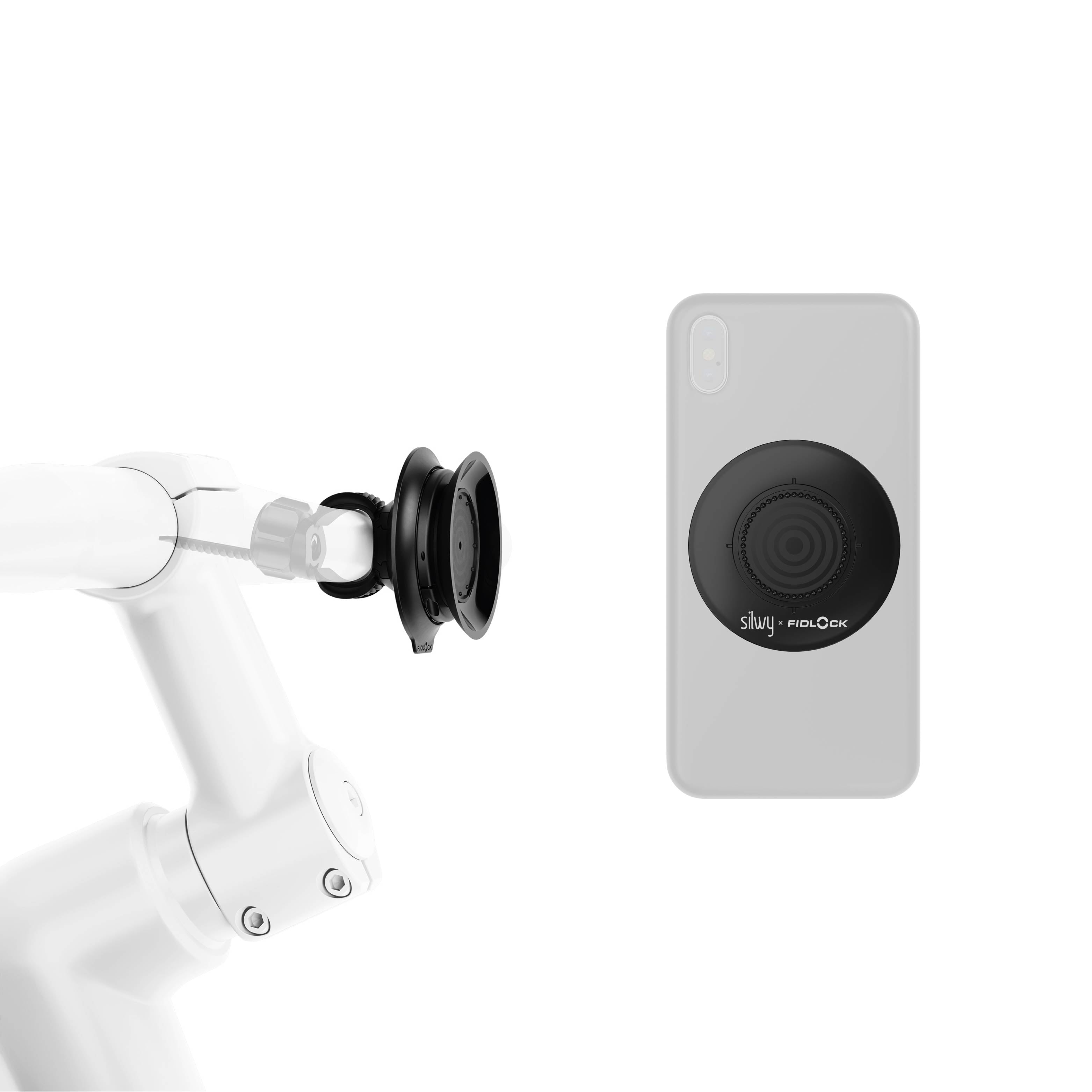 Magnet-VACUUM-Handyhalterung UNIVERSAL für Fahrräder inkl. Magnet-VACUUM-Patch