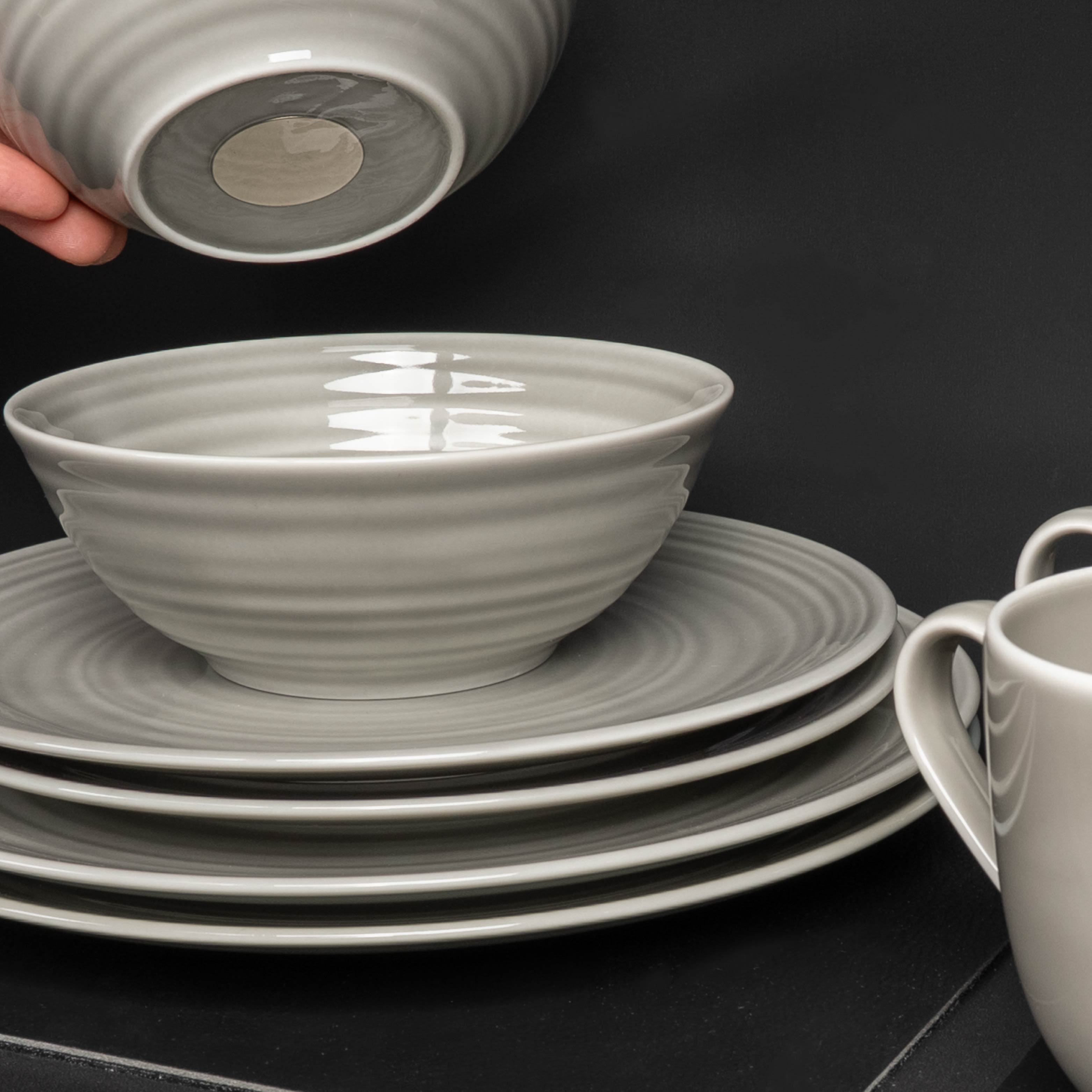 Magnet-Porzellan-Teller_26cm ash auf Matte