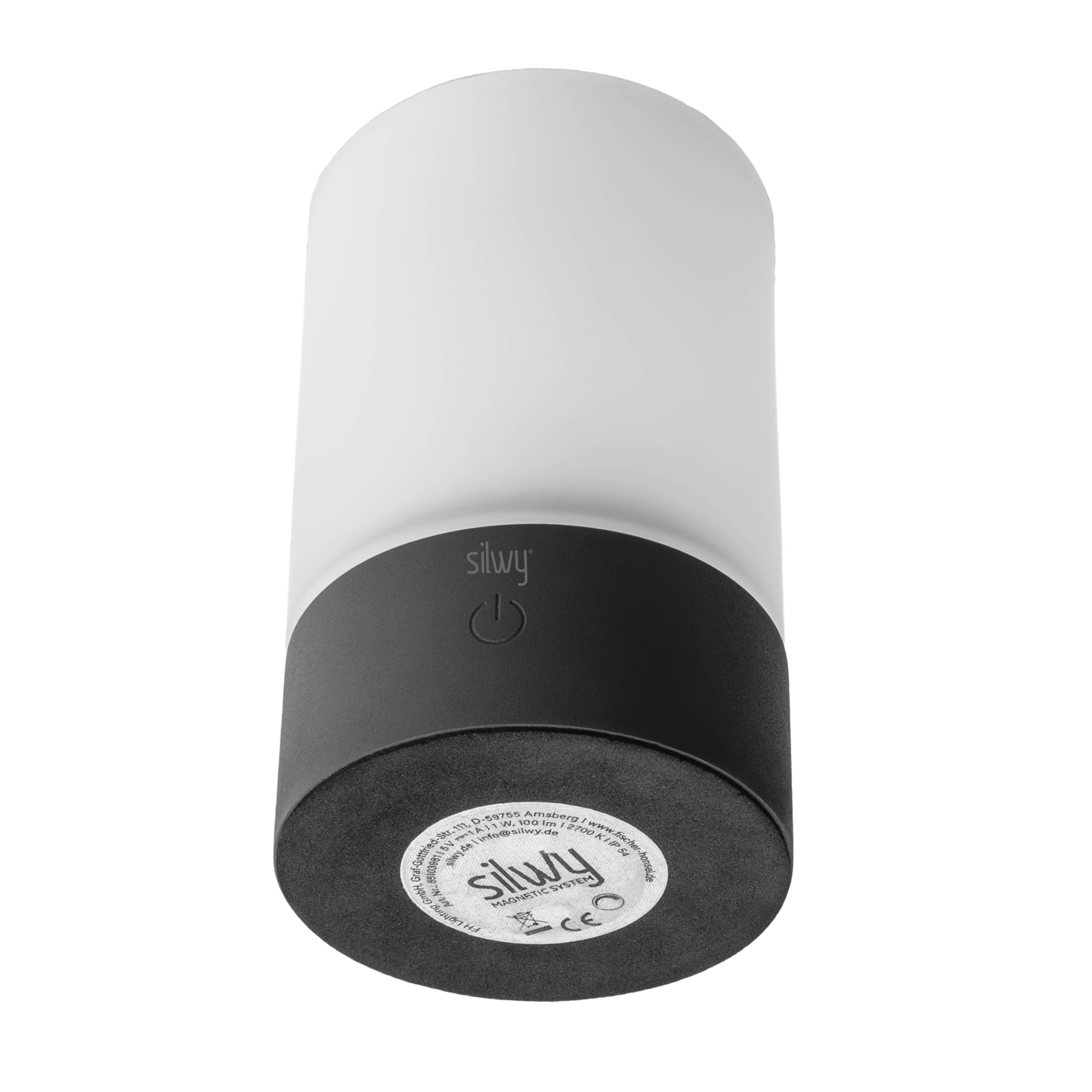 Magnet-Windlicht WHITE ohne Platzset