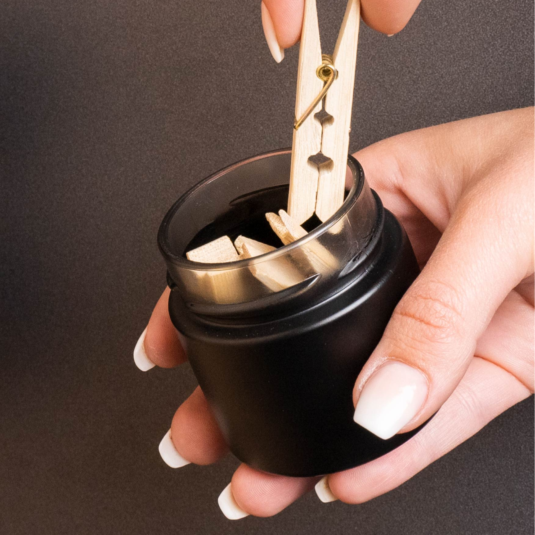 Nahaufnahme Magnet-Feinkostglas