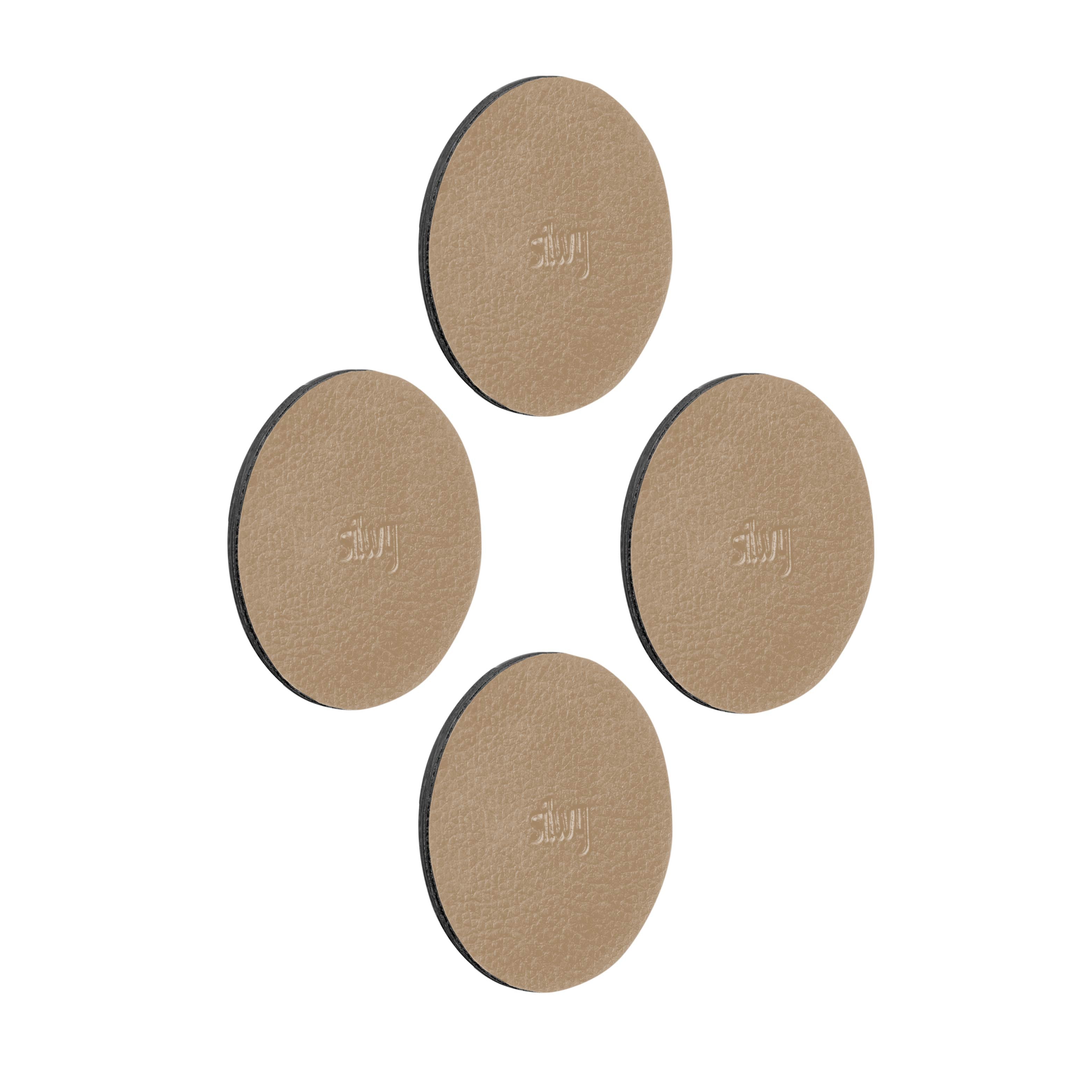 Metall-Nano-Gel-Pads 6,5 cm BEIGE