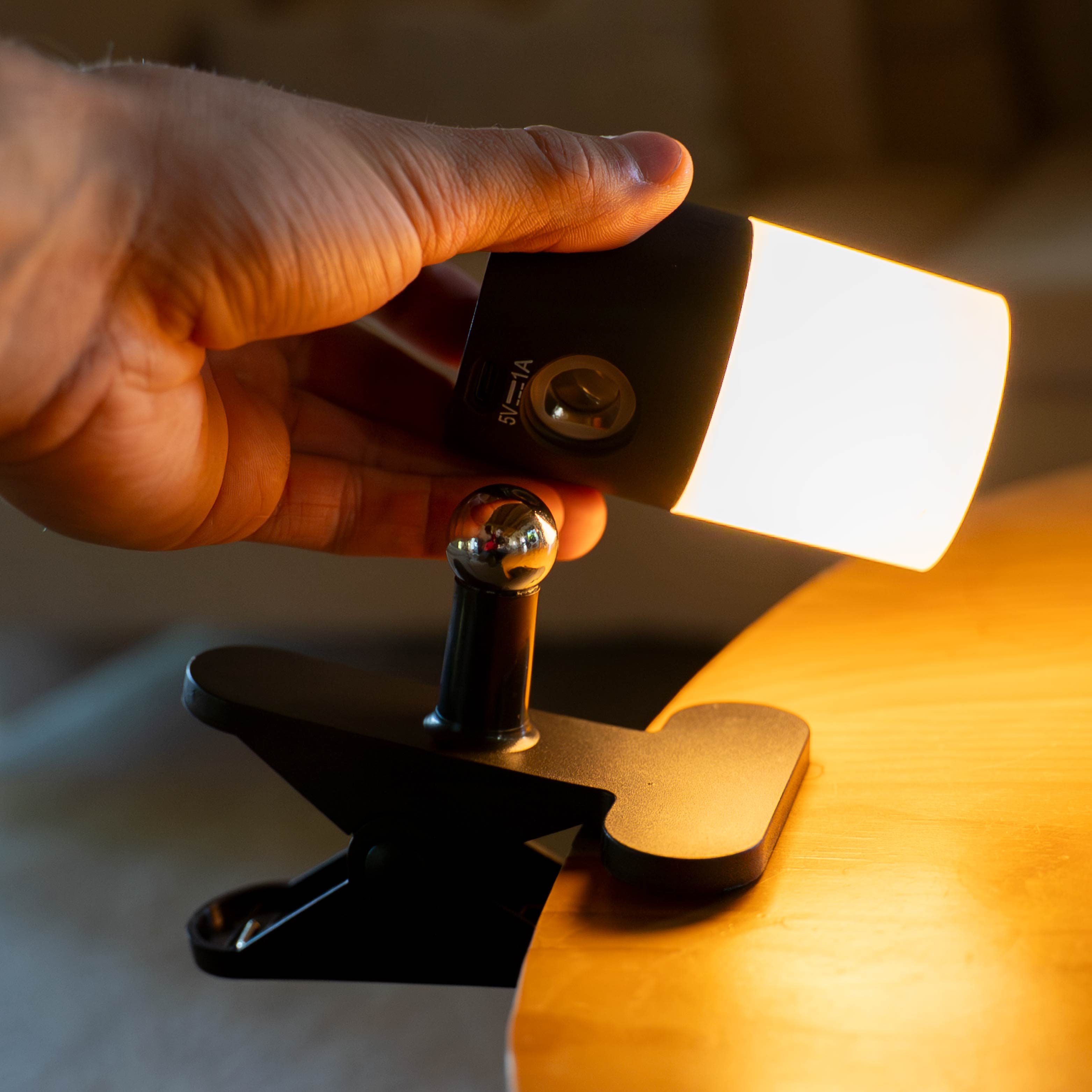 Pince à tête sphérique pour lampes magnétiques SPOTY
