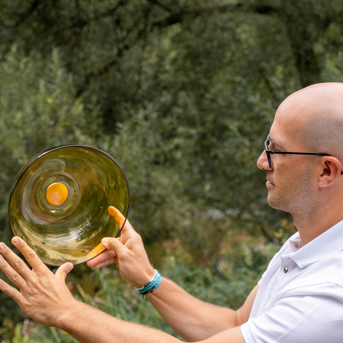 Zweite Wahl: Magnet-Glasschale BERNSTEIN ⌀ 26 cm