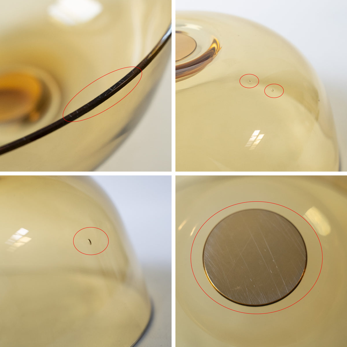 Zweite Wahl: Magnet-Glasschale BERNSTEIN ⌀ 26 cm