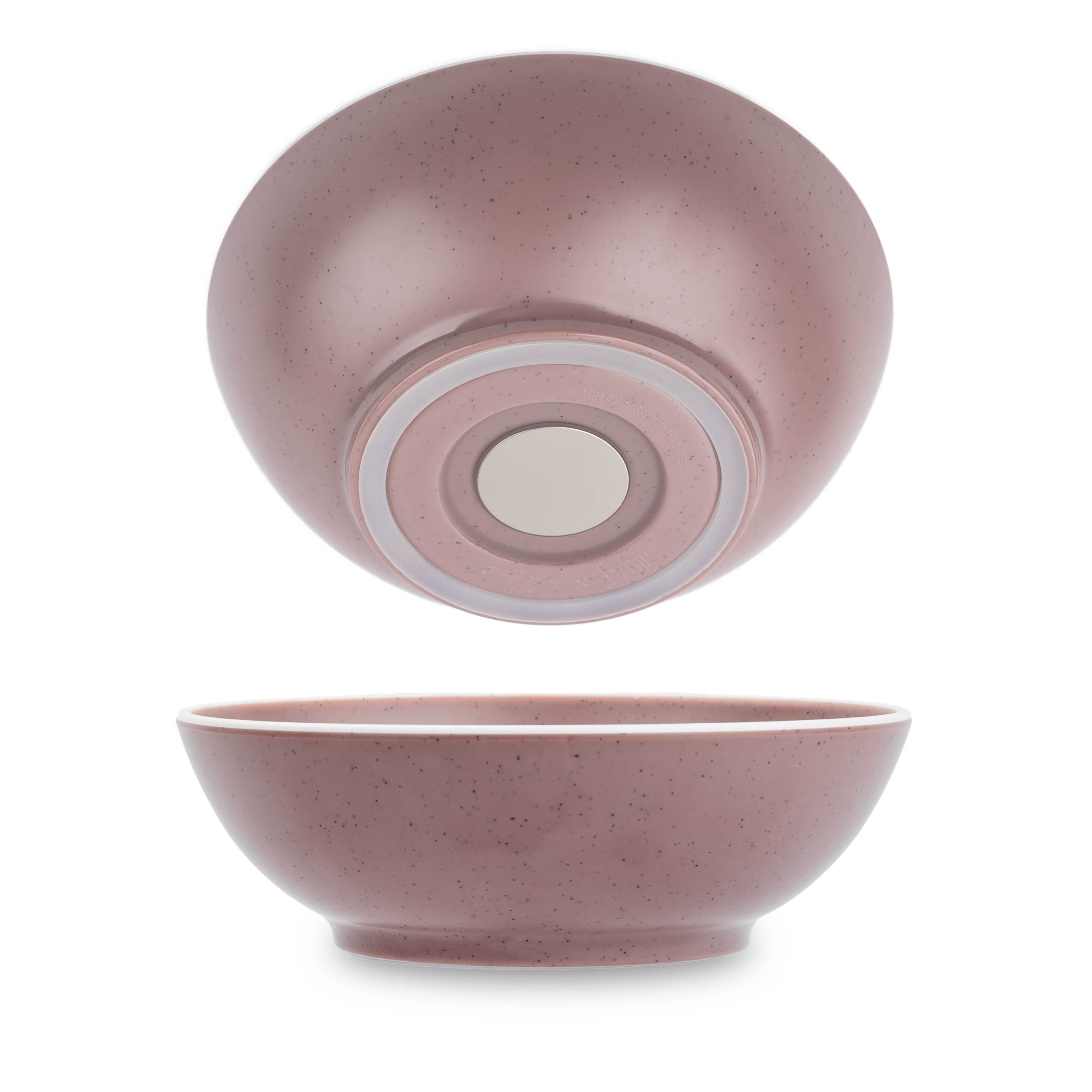 Magnet-Kunststoffbowl 16cm in der Farbe ROSE, Freisteller