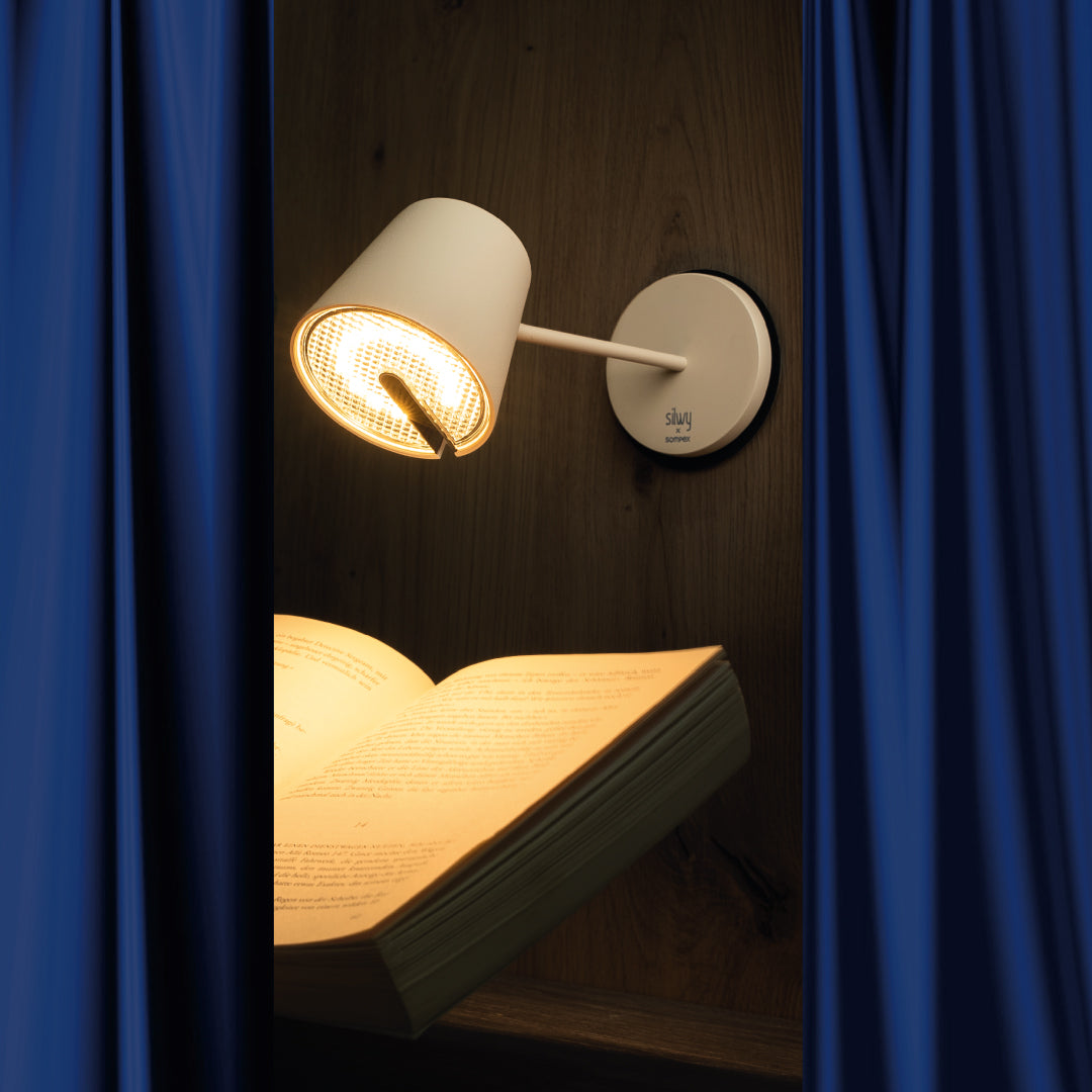 Magnet-Leuchte PORTOFINO WHITE inkl. Platzset und Pad