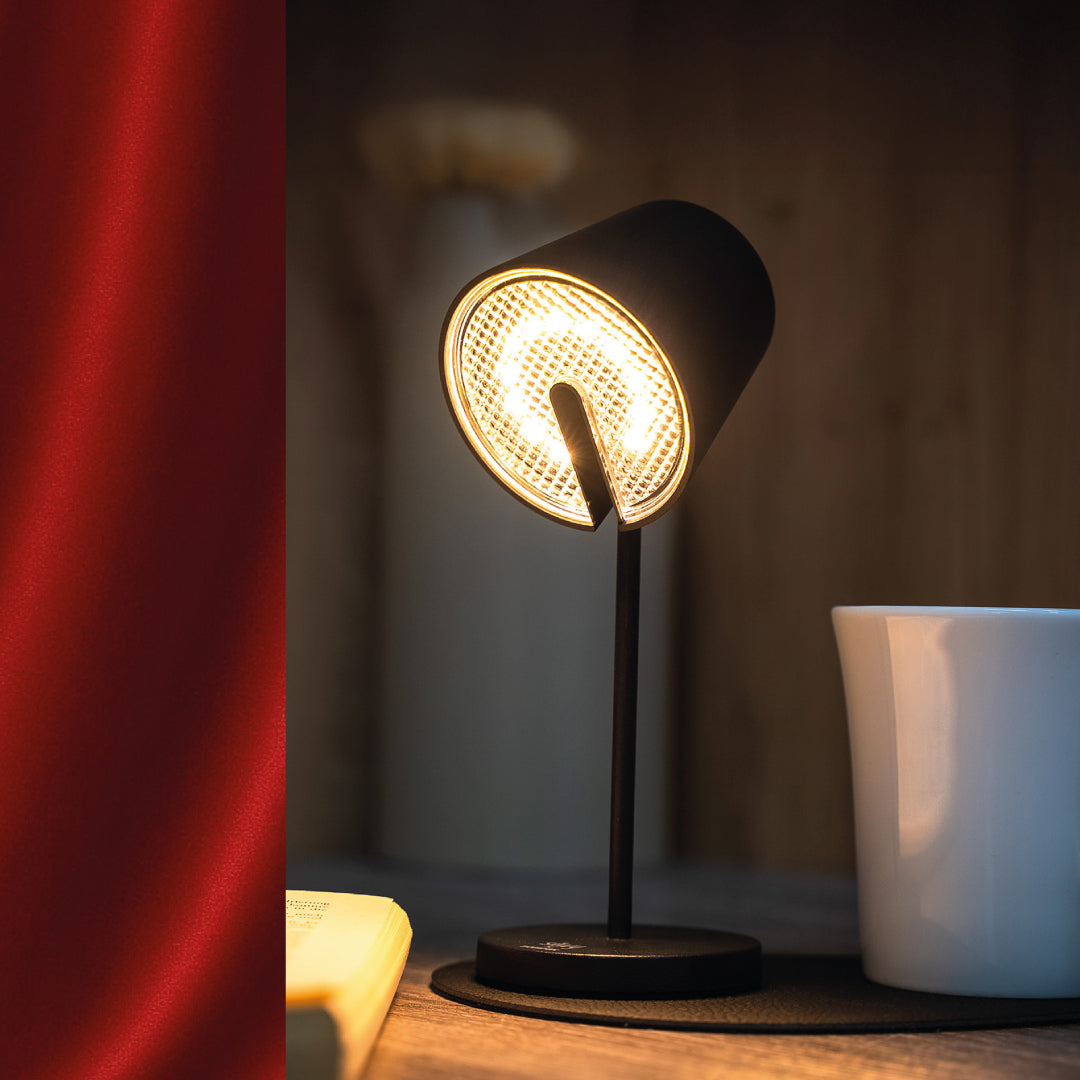 Magnet-Leuchte PORTOFINO BLACK inkl. Platzset und Pad