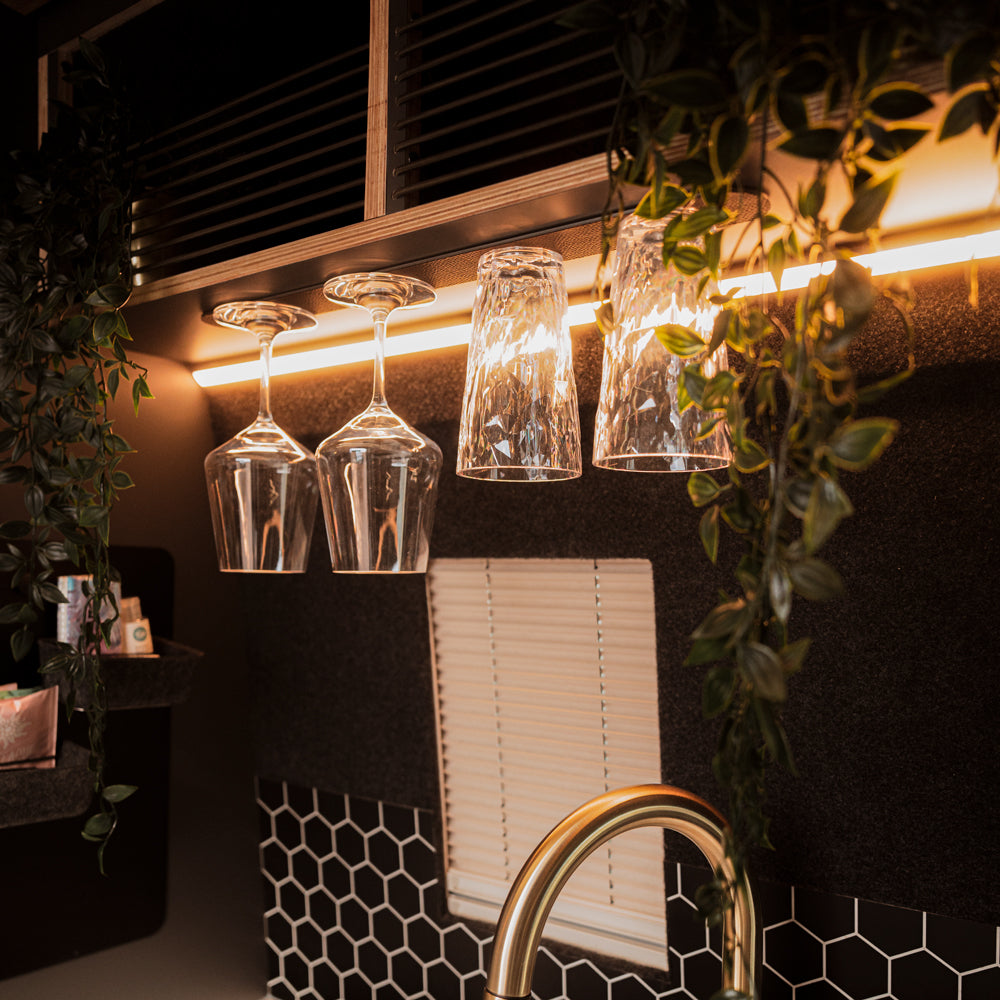 Metall-Leiste 50 cm BLACK