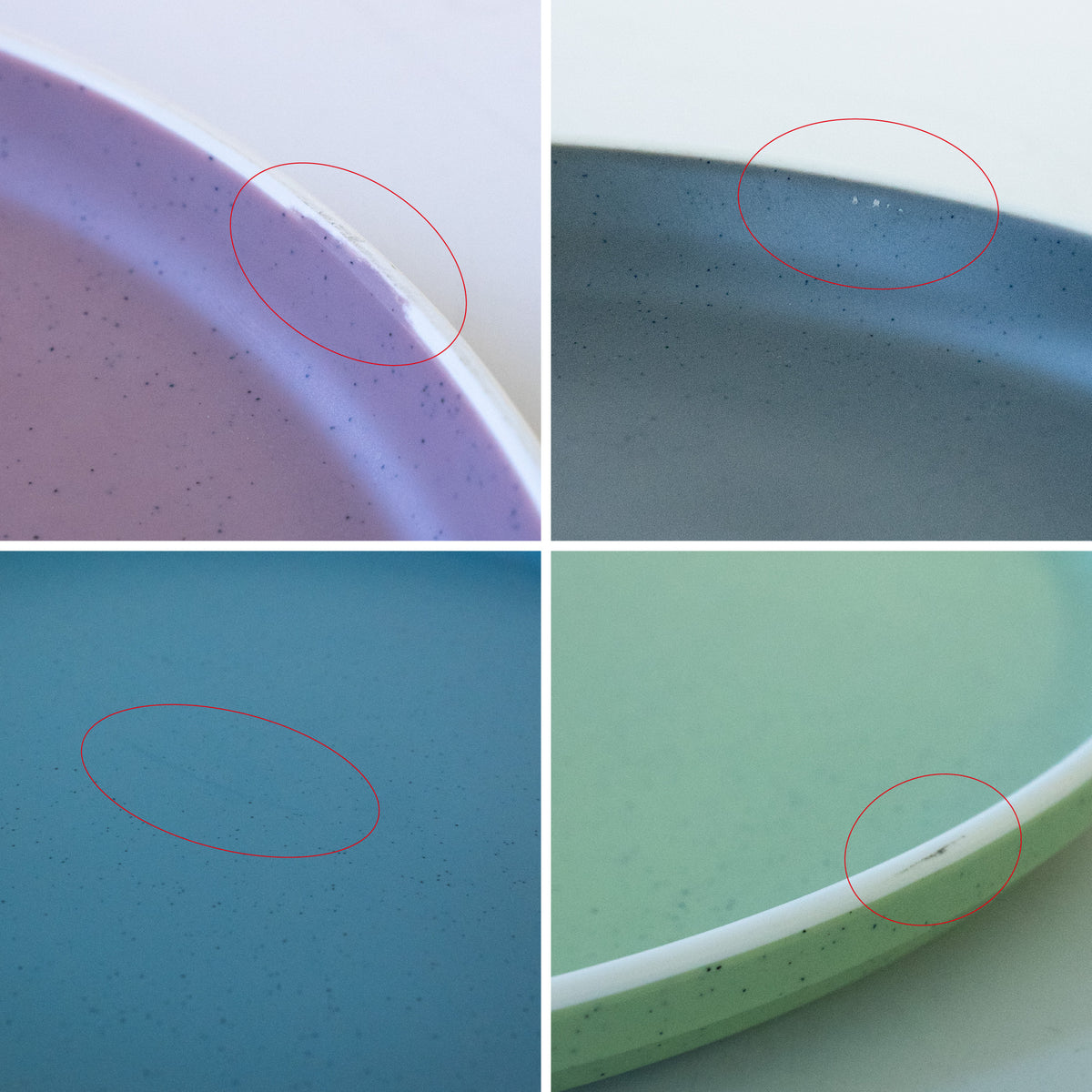 Zweite Wahl: Magnet-Kunststoffteller DOLOMIT ROSE ⌀ 25 cm