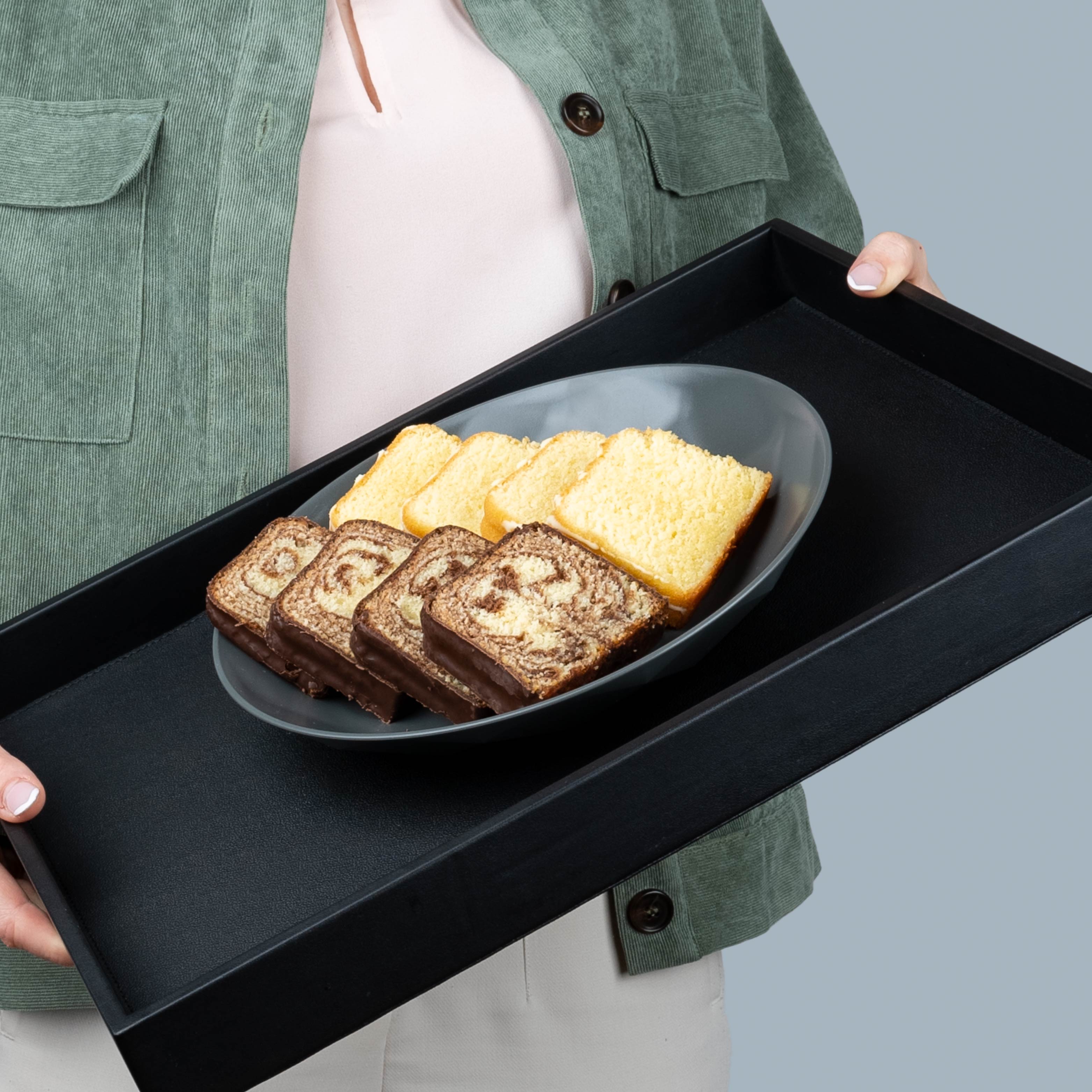 Magnetischer Teller wird durch Metall-Tablett fixiert