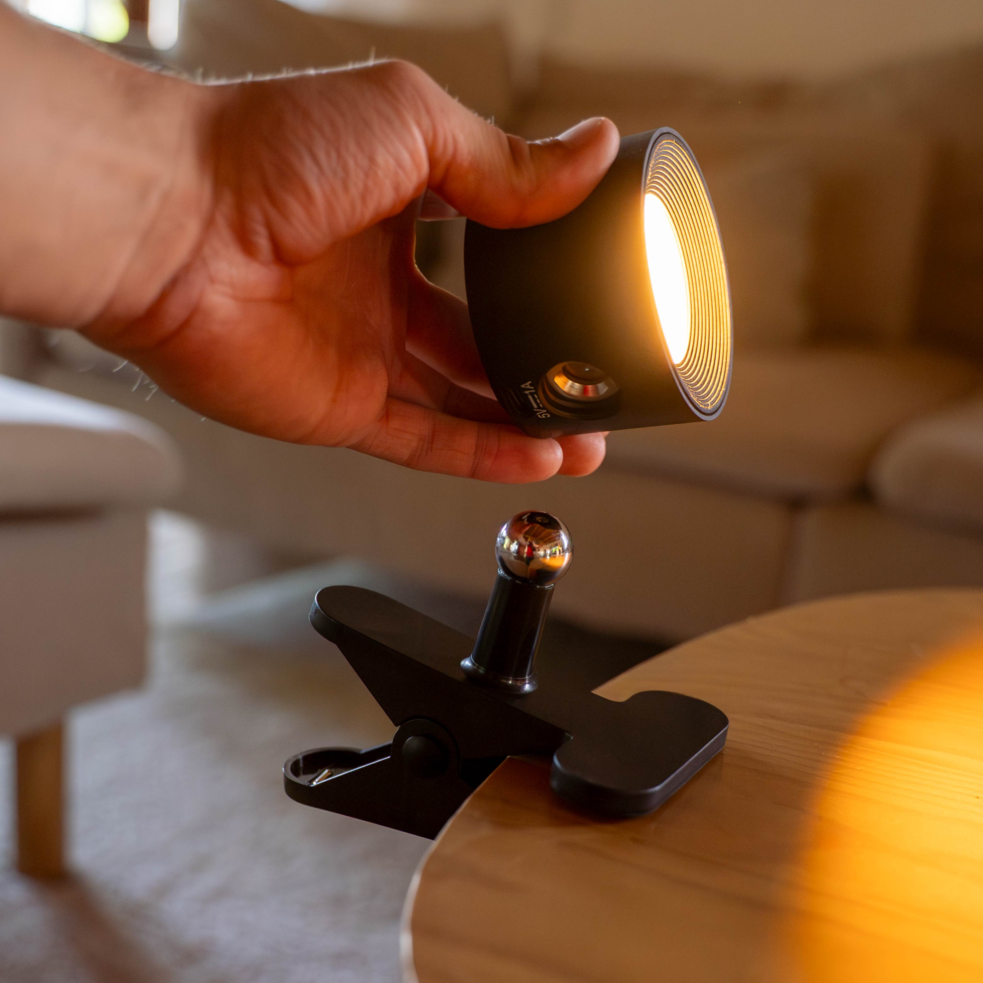 Kugelkopf-Klemme für Magnet-Leuchte SPOTY