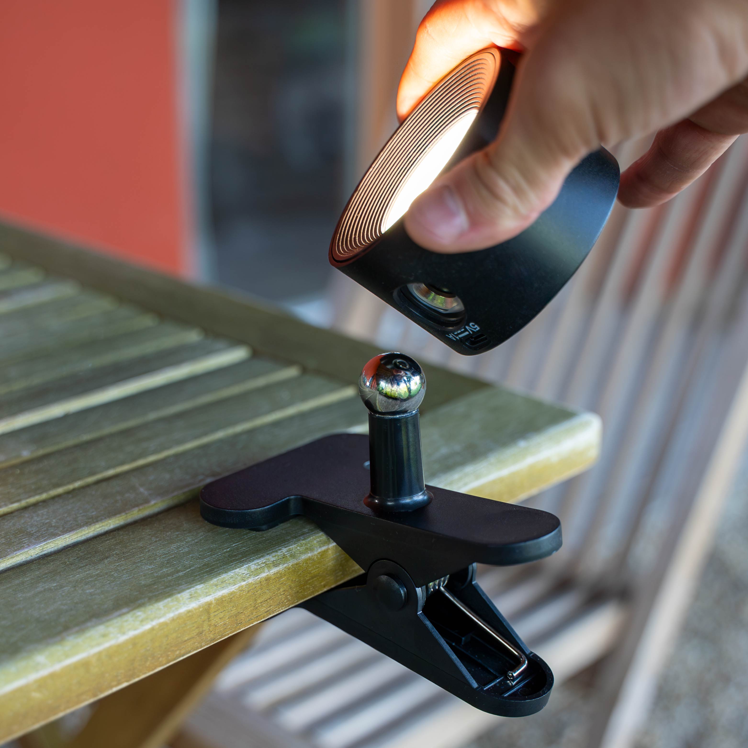 Kugelkopf-Klemme für Magnet-Leuchte SPOTY