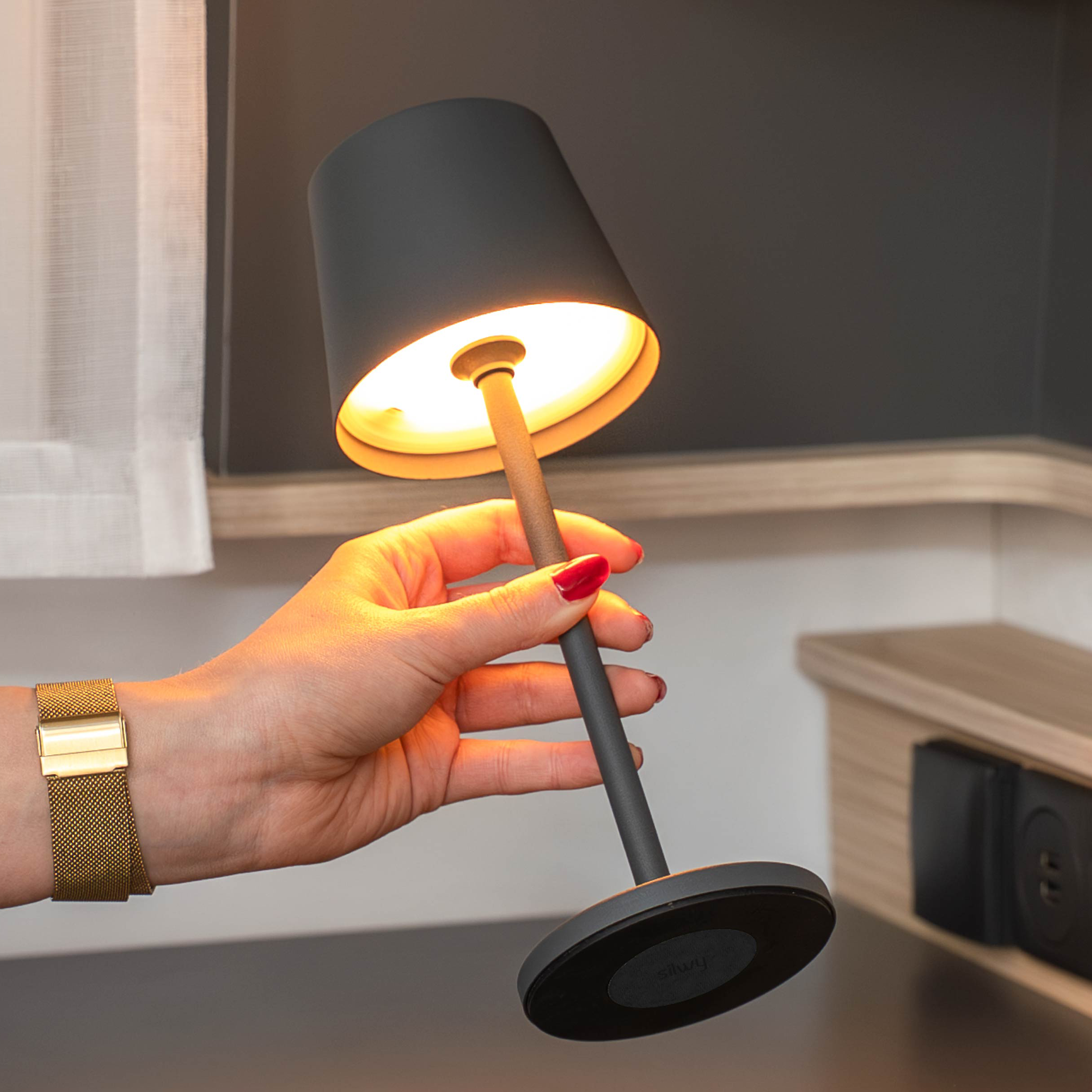 Lampada magnetica L GREY senza tovaglietta