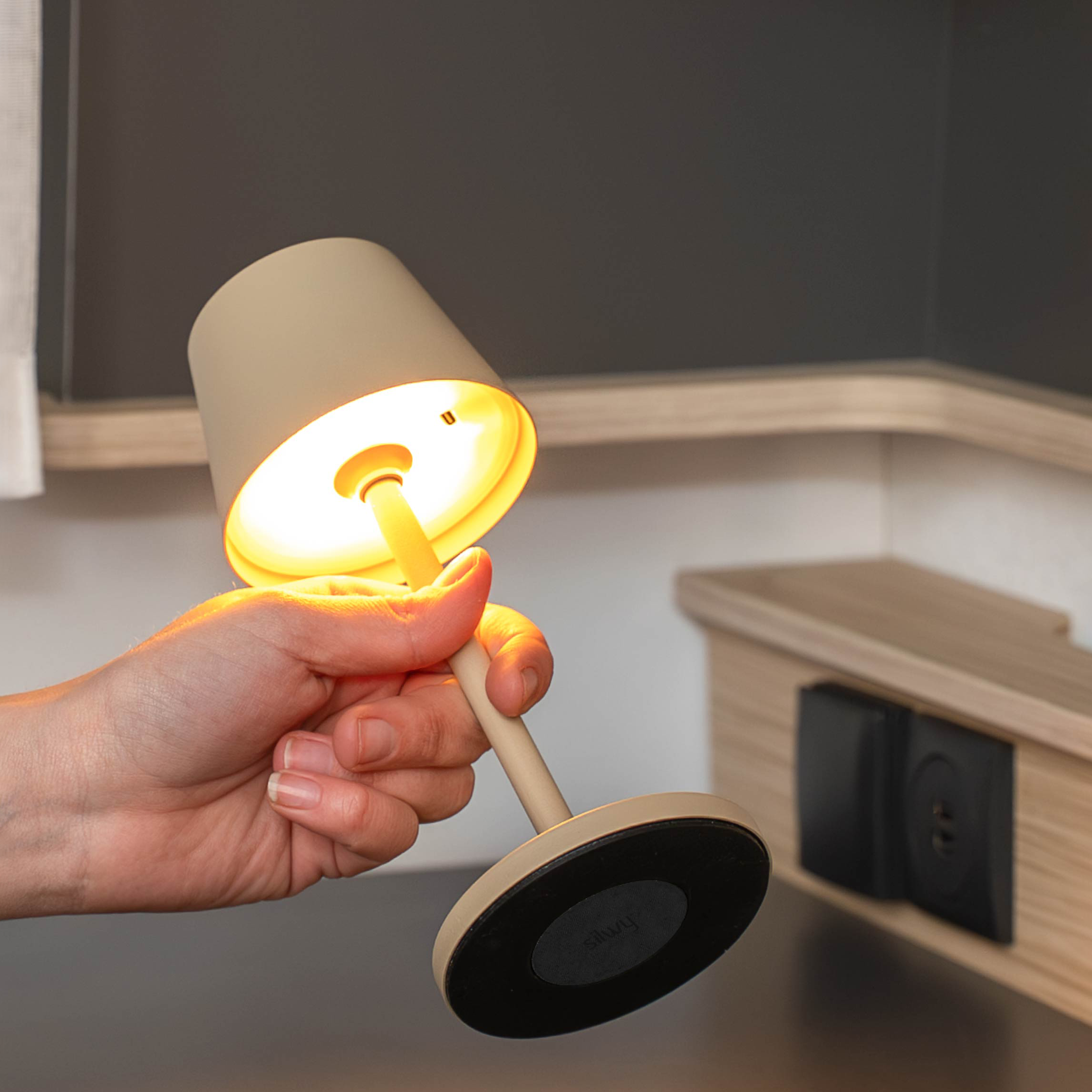 Magnet-Leuchte S SAND ohne Platzset