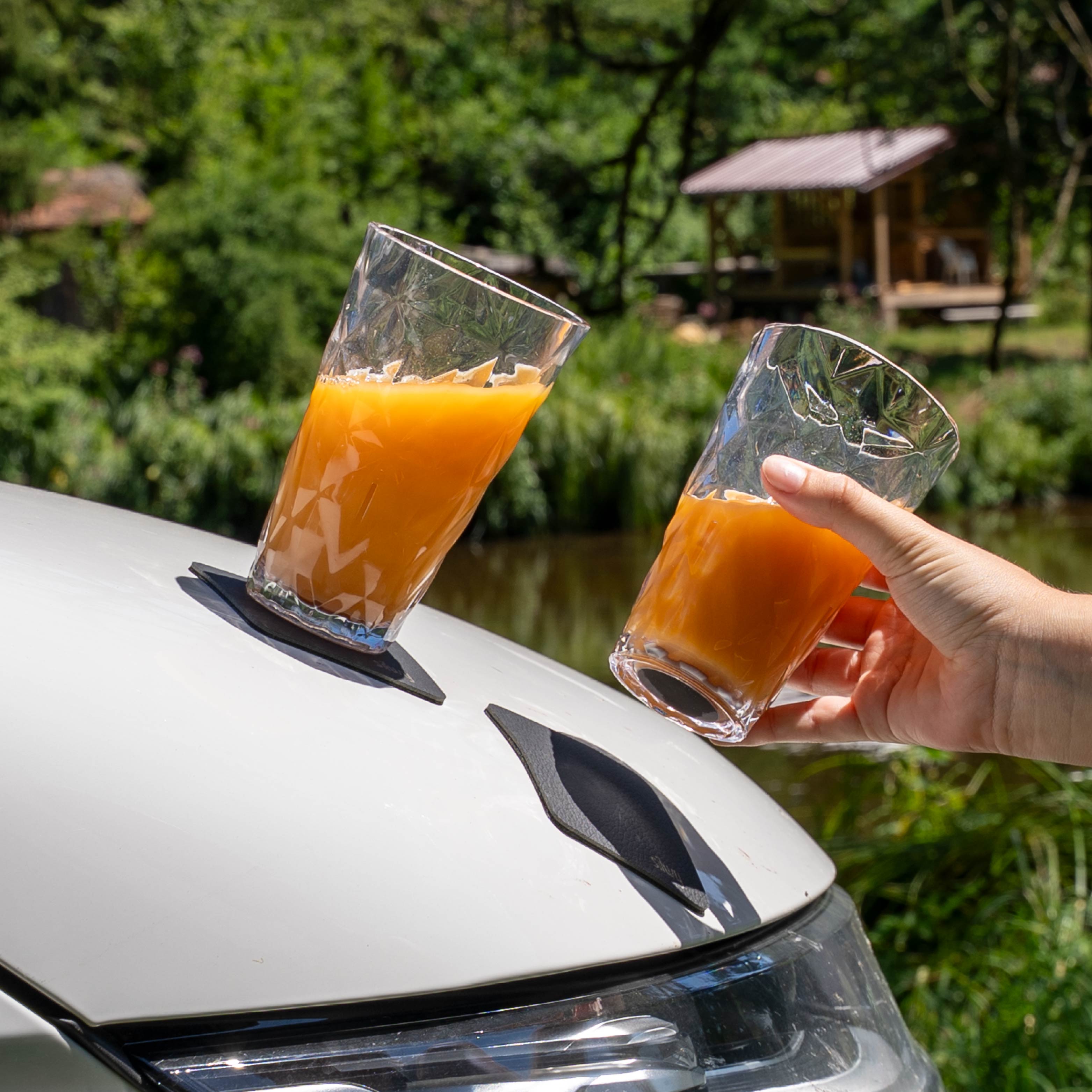 Verres aimantés en plastique LONGDRINK CLEAR PRISMA
