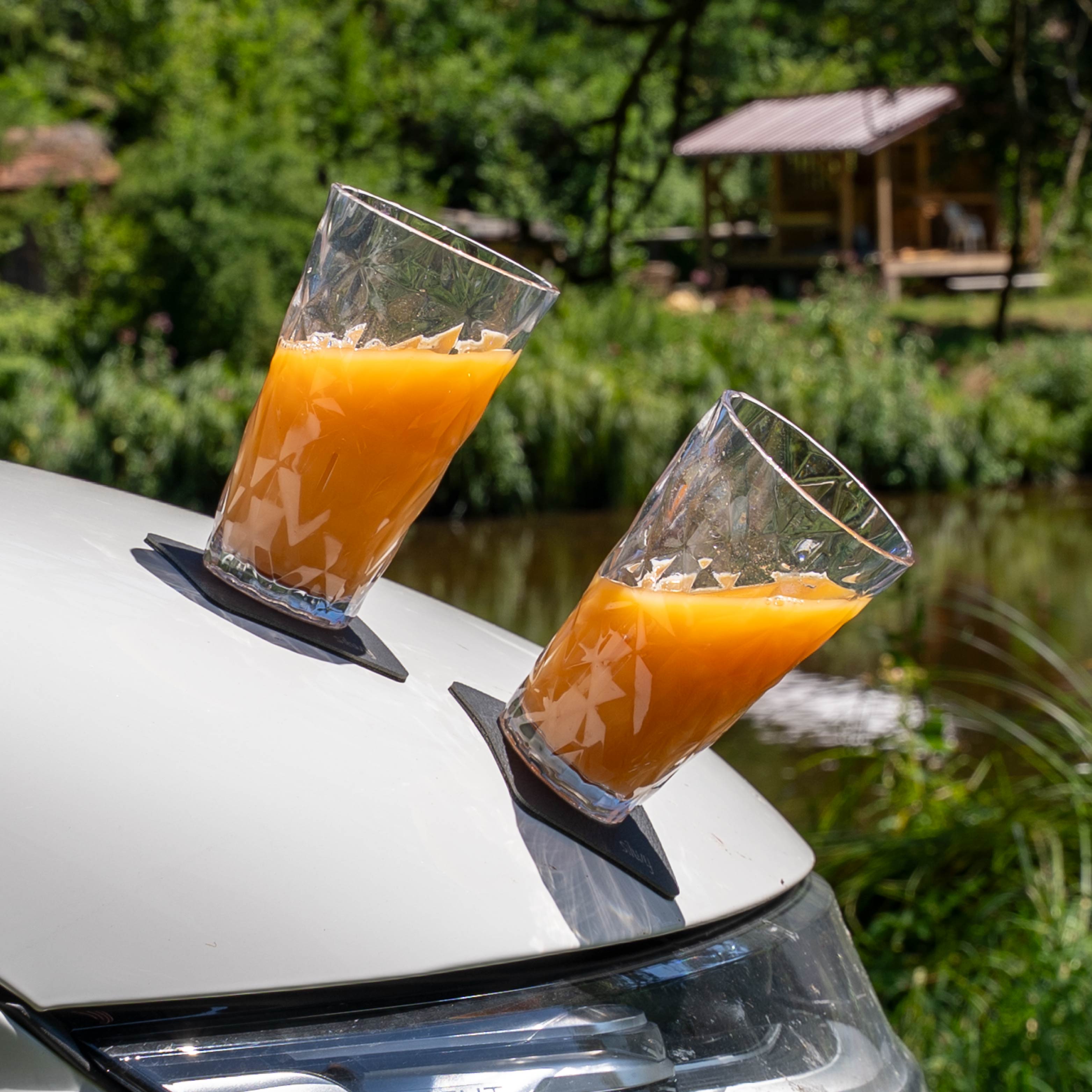 Verres aimantés en plastique LONGDRINK CLEAR PRISMA
