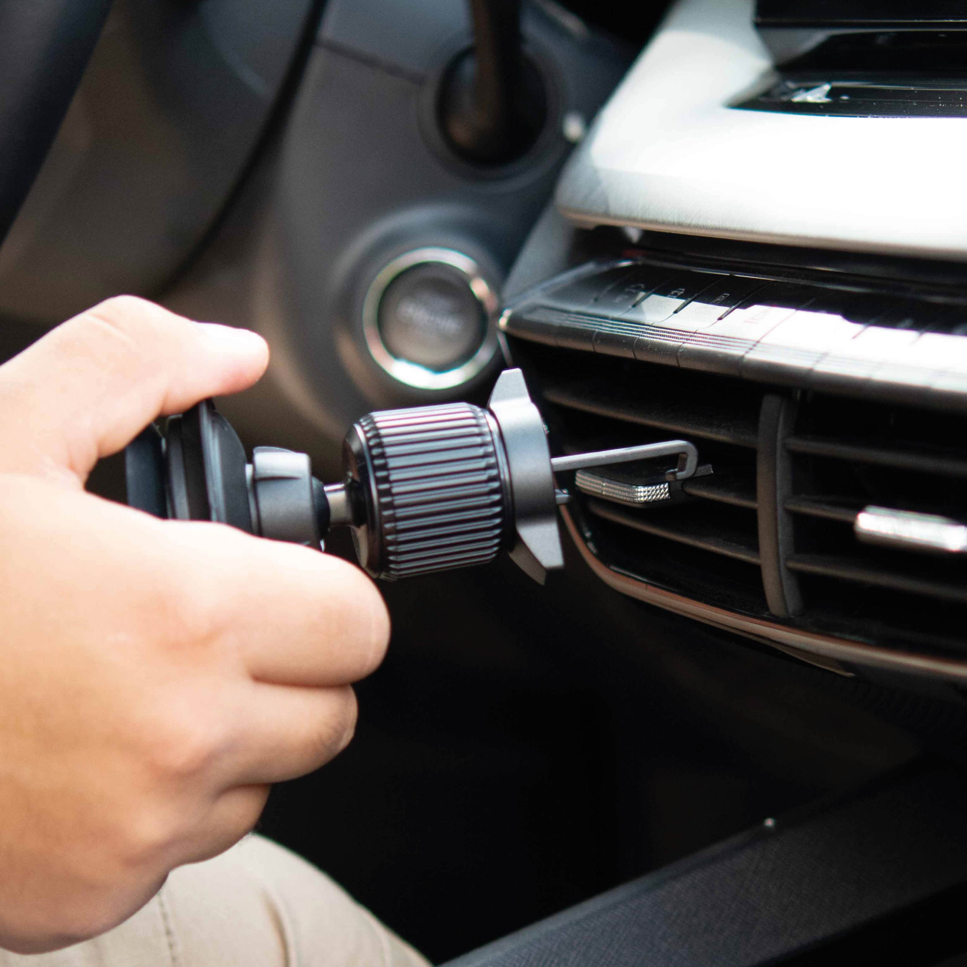 Magnet-VACUUM-Handyhalterung UNIVERSAL für Auto-Lüftungsgitter inkl. Magnet-VACUUM-Patch