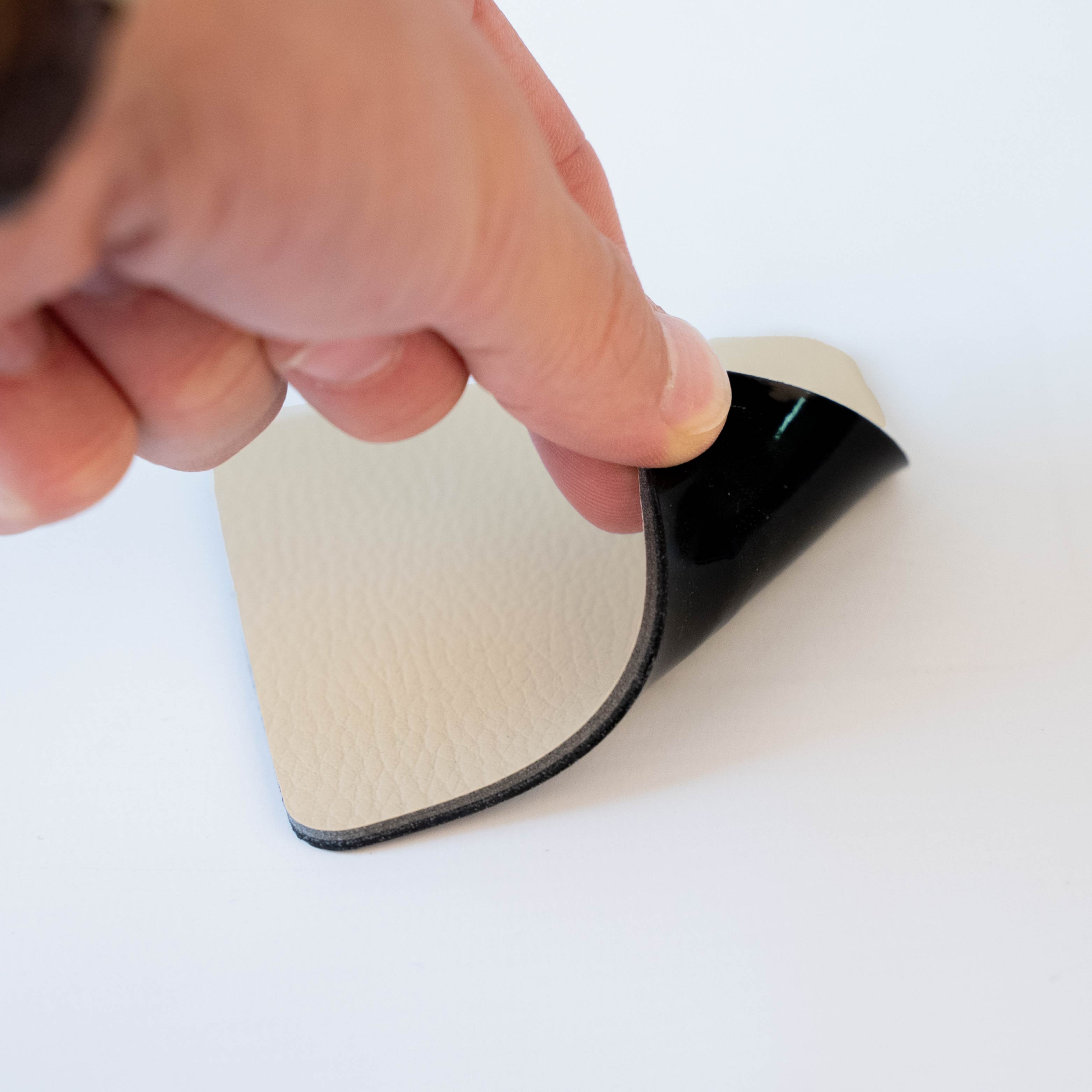 Metall-Nano-Gel-Pads (eckig) OFF-WHITE