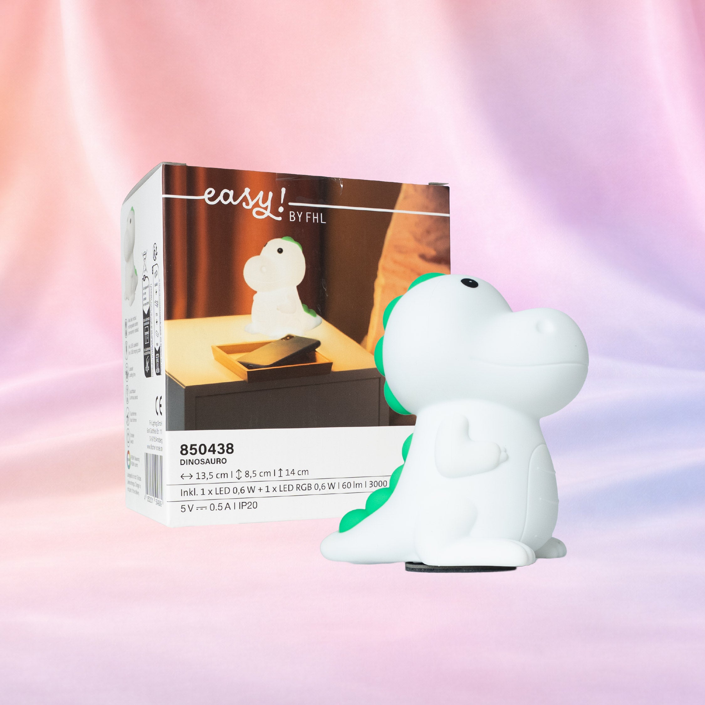 Magnet-DIY-Leuchte DINO inkl. Pad