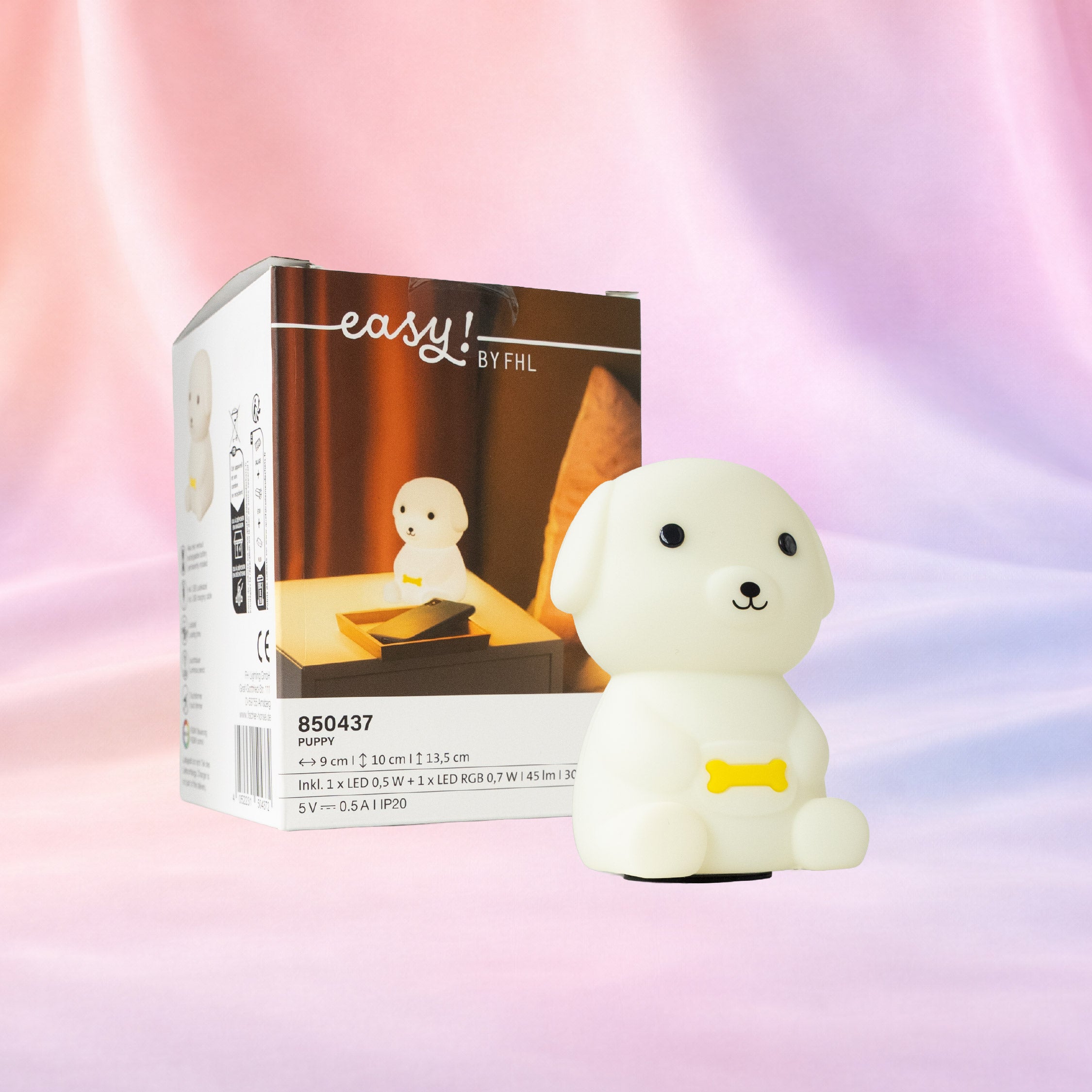 Magnet-DIY-Leuchte PUPPY inkl. Pad