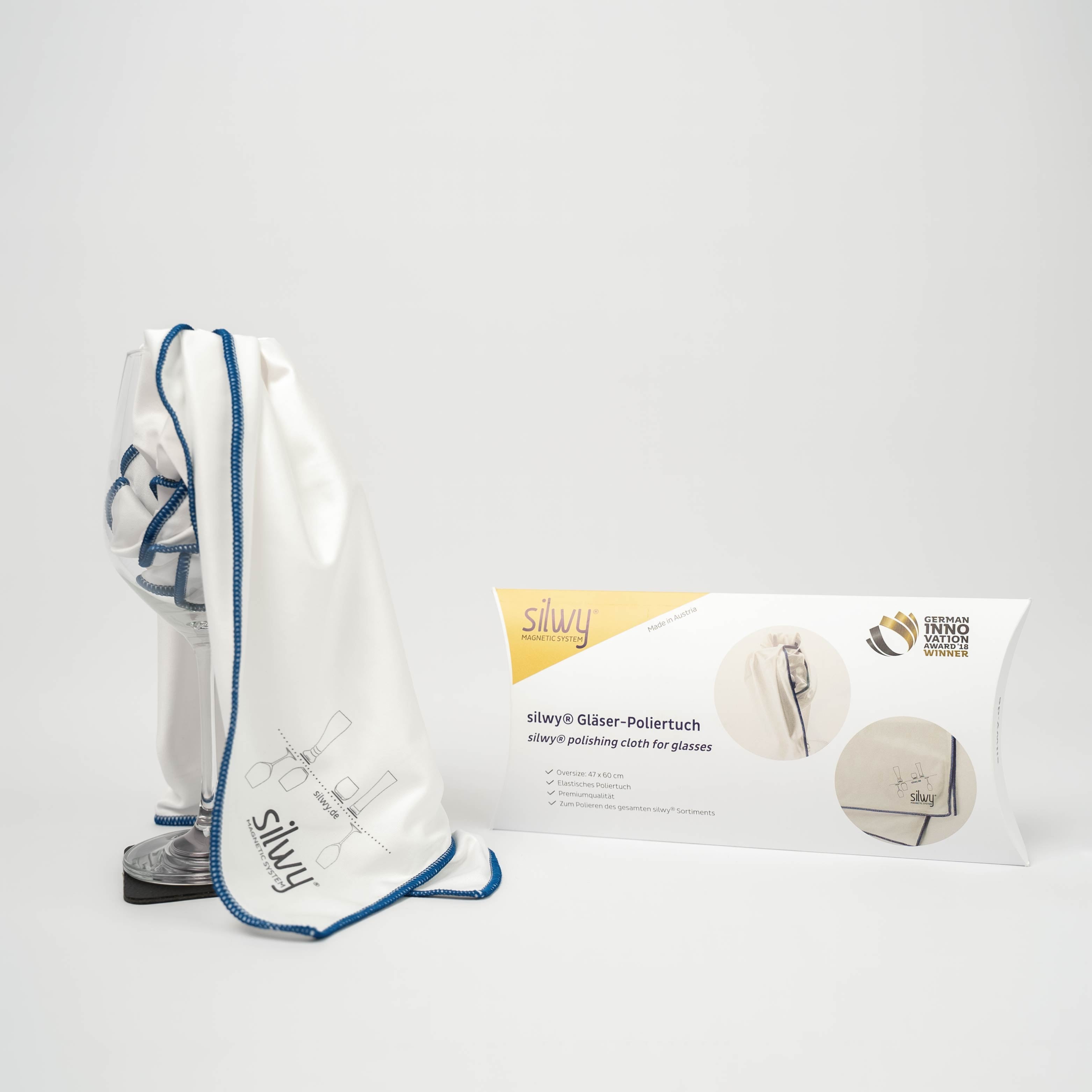 Poliertuch mit Verpackung