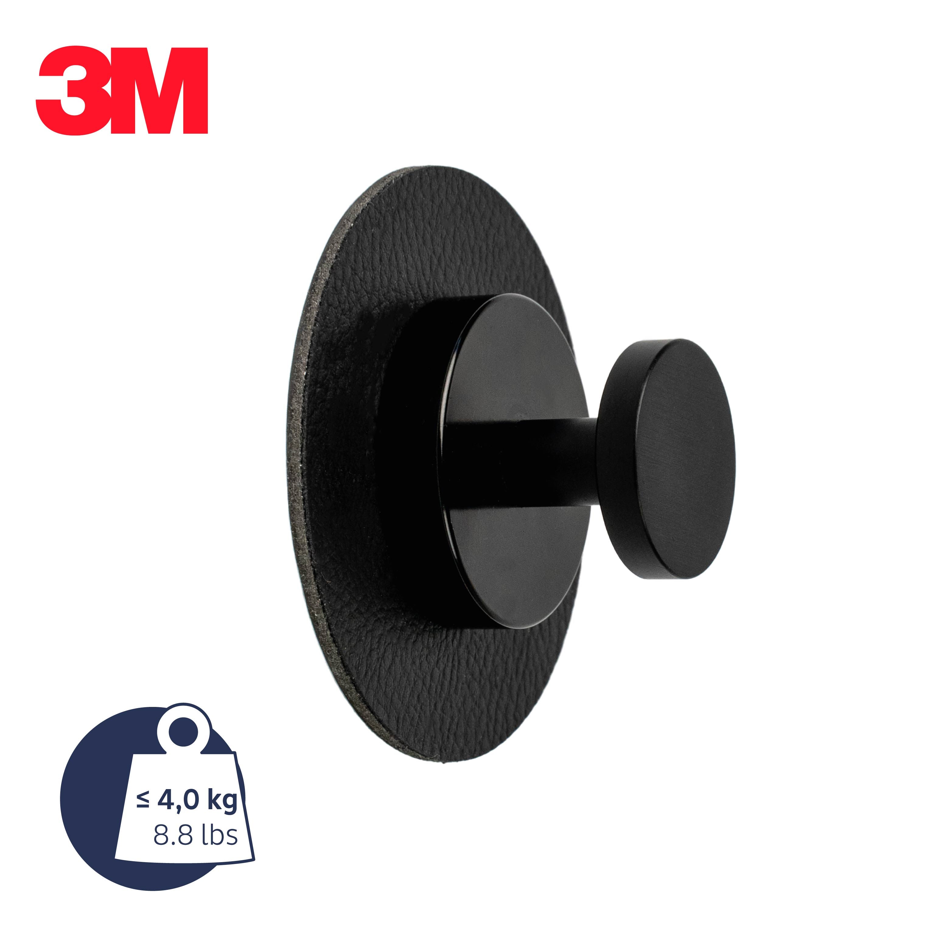 Magnet-Haken SPOT inkl. 3M-Pad BLACK