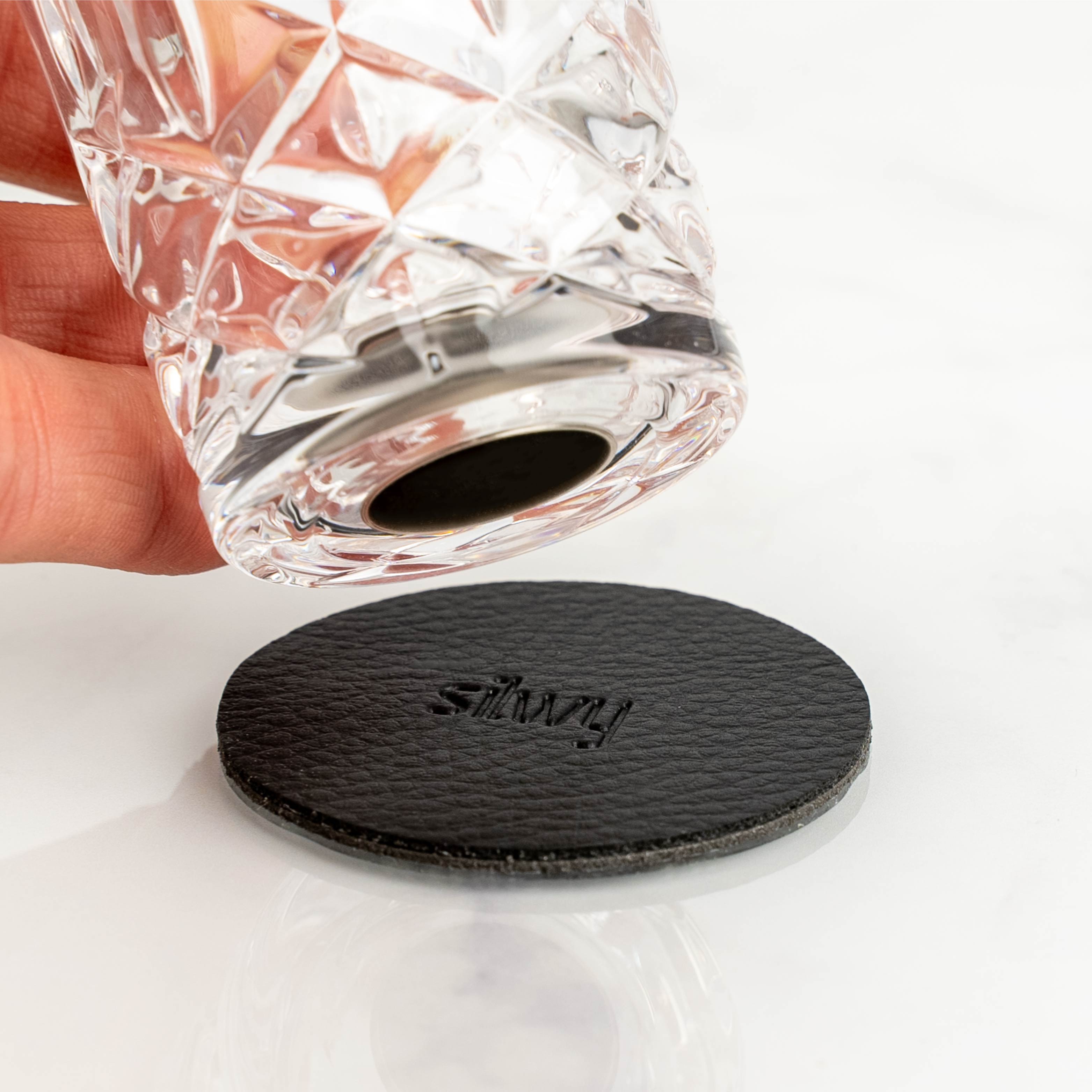 Nahaufnahme Struktur Kristallglas