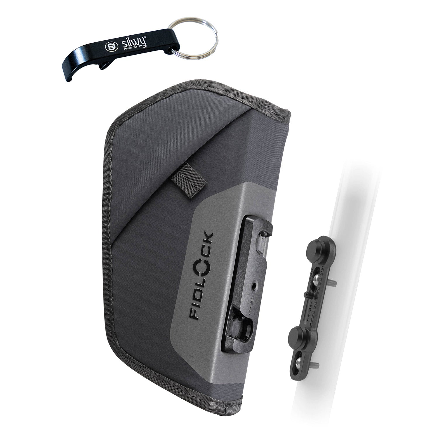 Magnet-Tasche FIDLOCK TWIST essential bag BLACK inkl. bike base