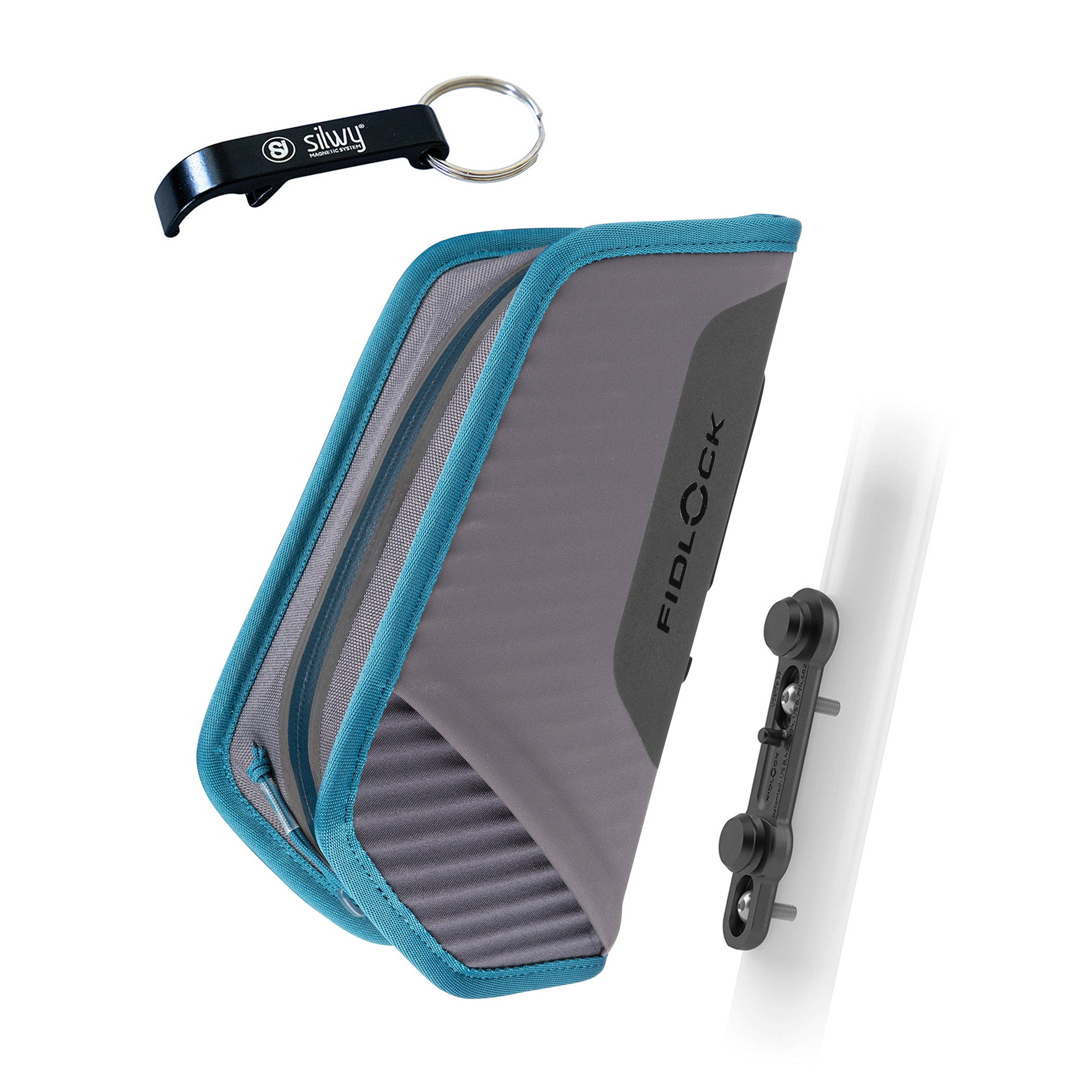 Magnet-Tasche FIDLOCK TWIST essential bag BLUE inkl. bike base