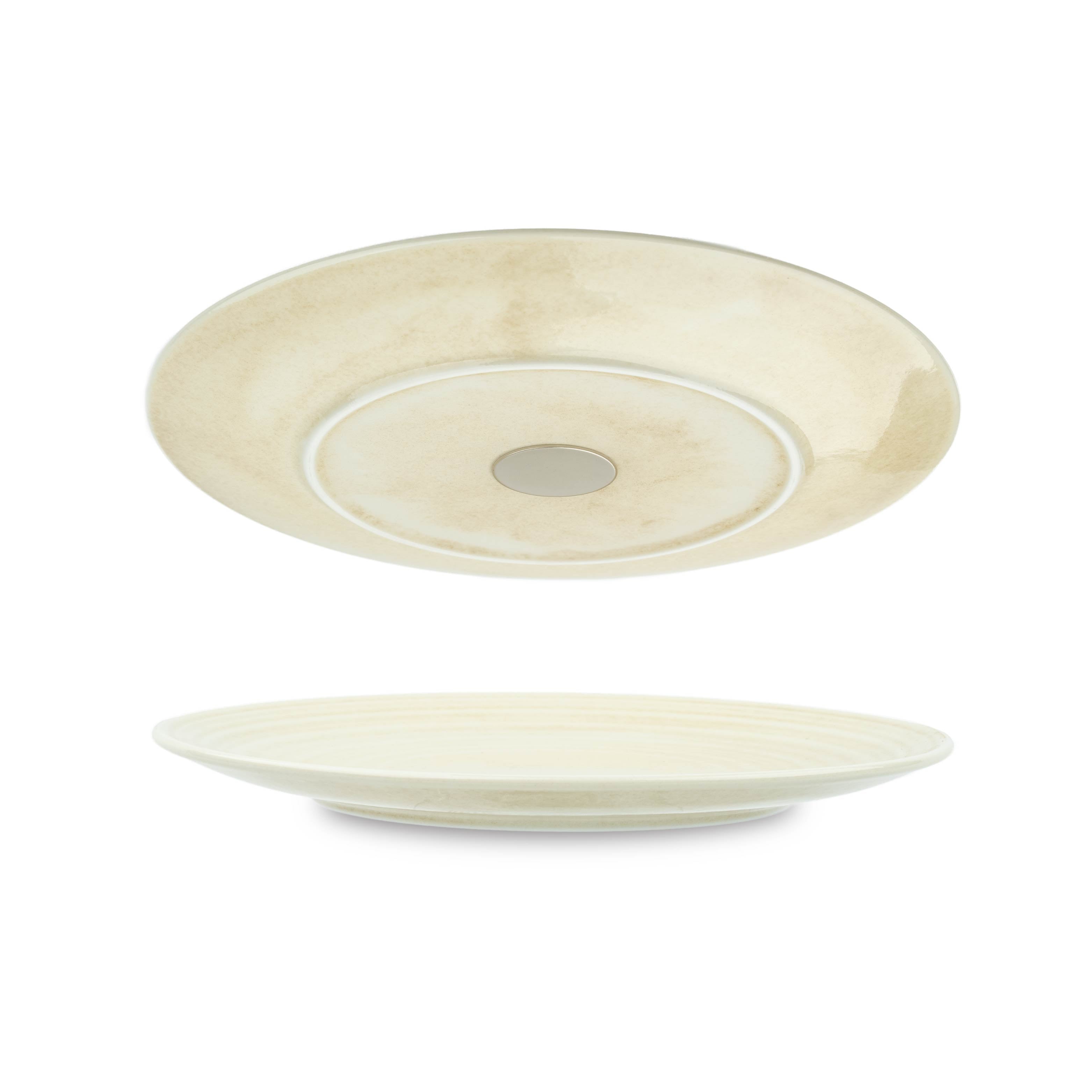Magnet-Porzellan-Teller_23cm sand Freisteller-Bild