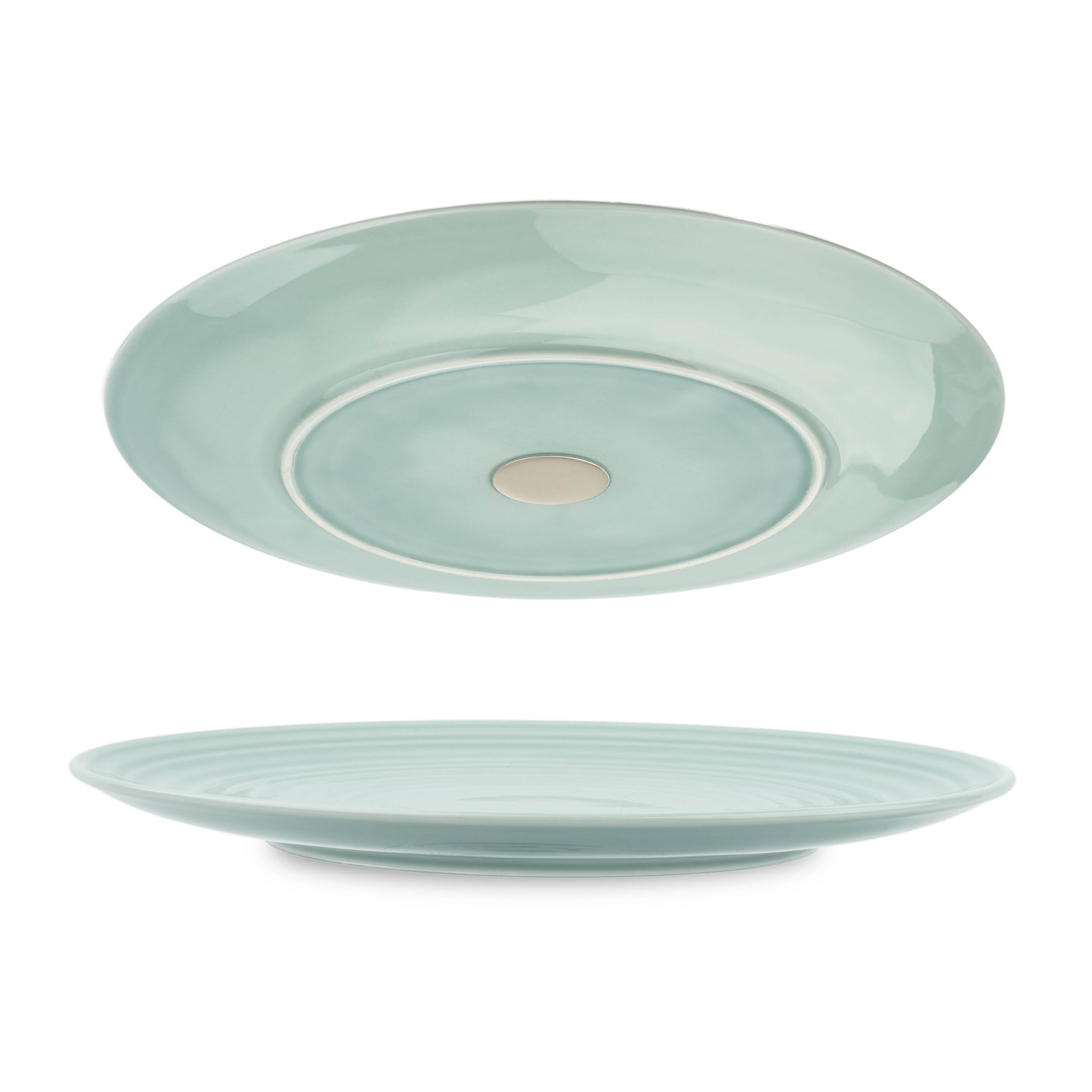 Magnet-Porzellan-Teller_26cm cyan Freisteller-Bild