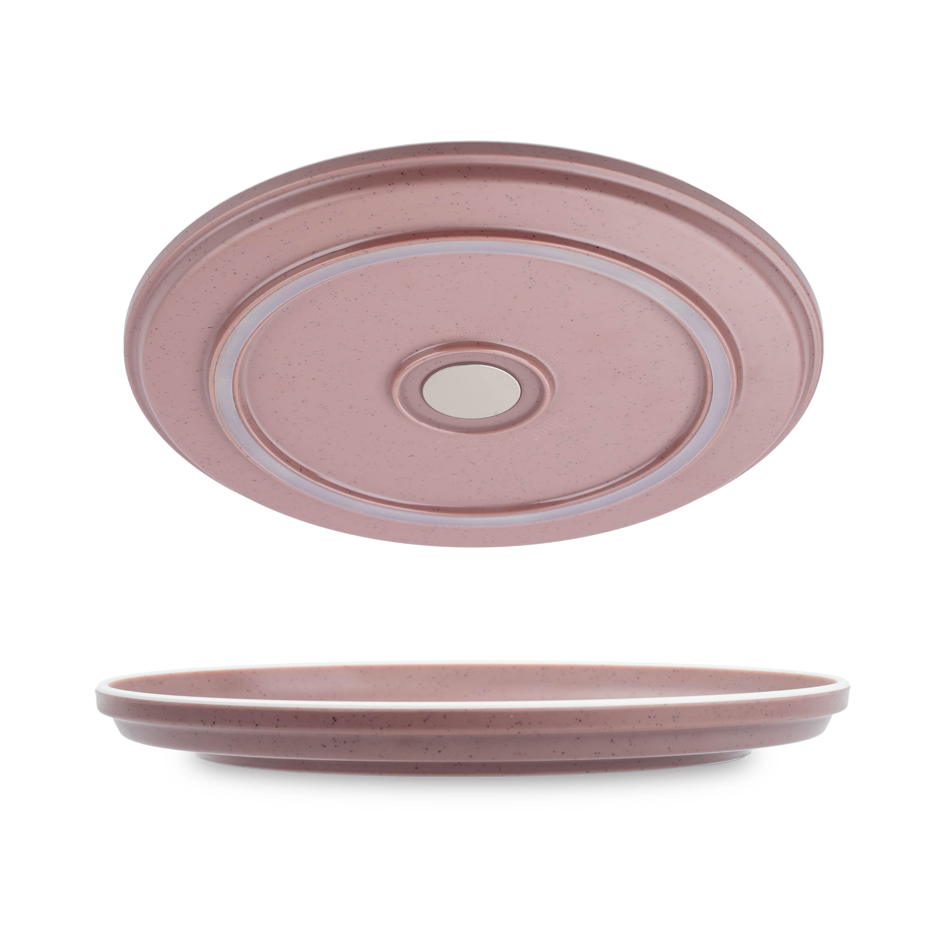 Magnetische Kunststoffteller ROSE , Freisteller