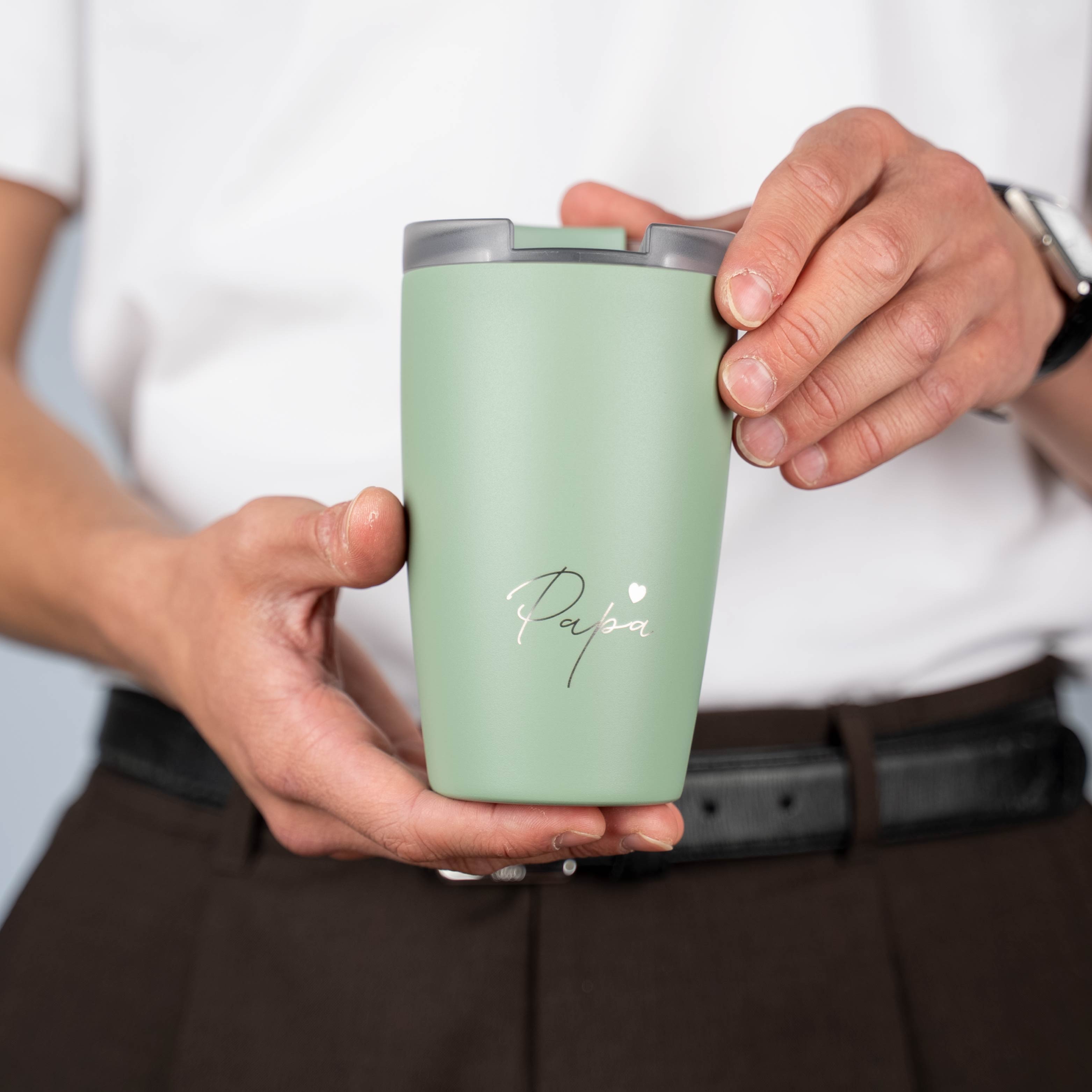 Thermocup SAGE mit Gravur PAPA