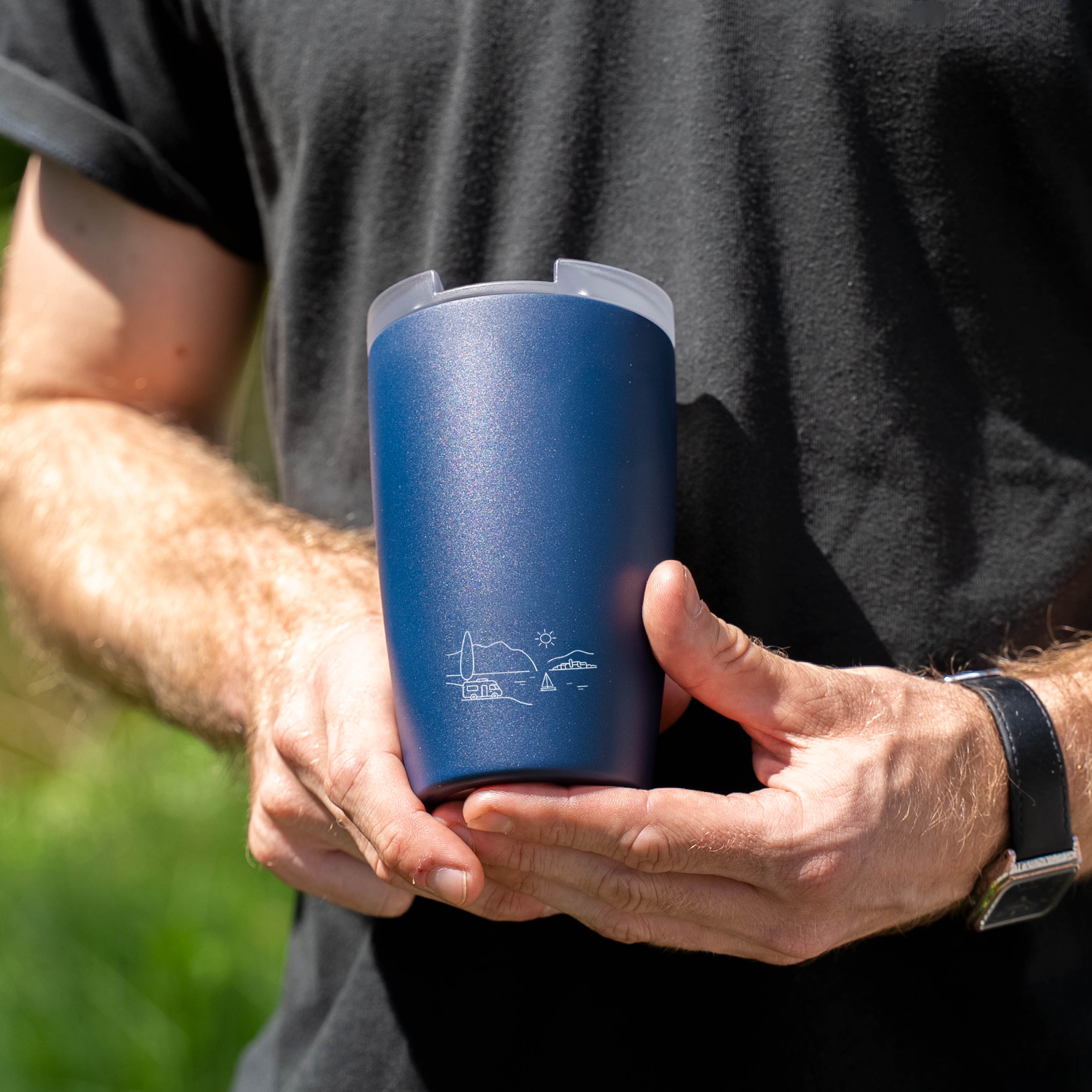 Magnet-Thermobecher MIDNIGHT LAGO