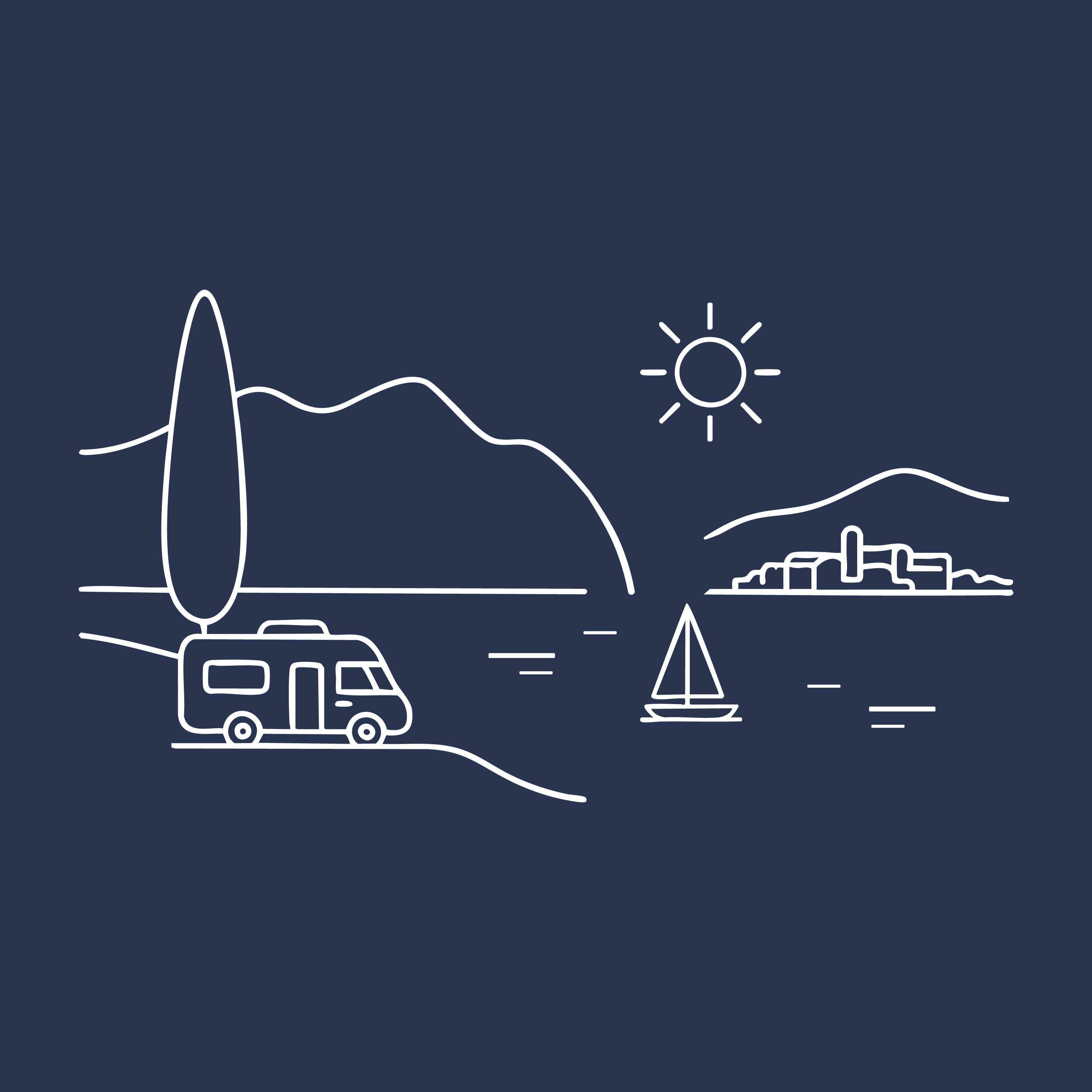 Magnet-Thermobecher MIDNIGHT LAGO