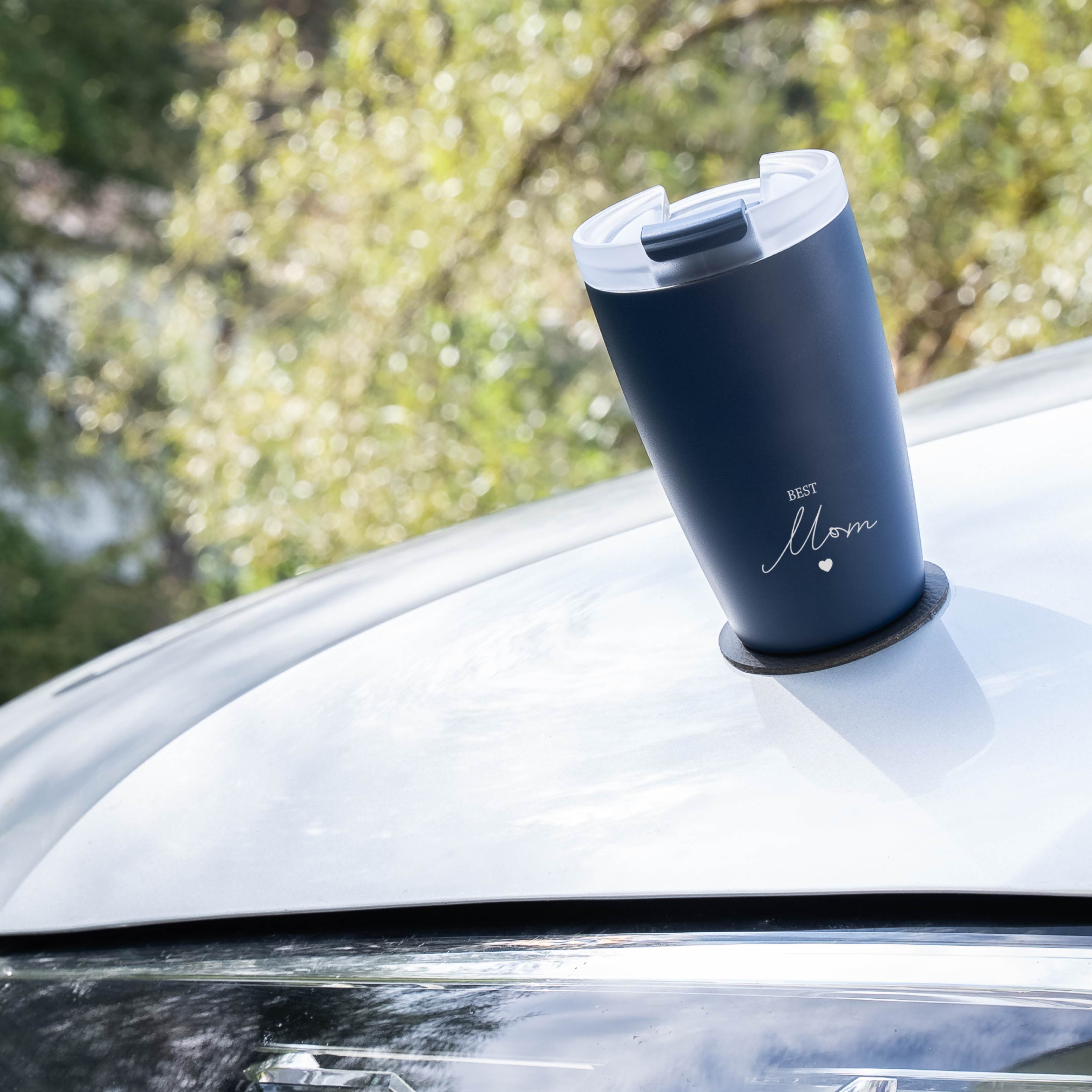 Thermocup Midnight mit Gravur BEST MOM