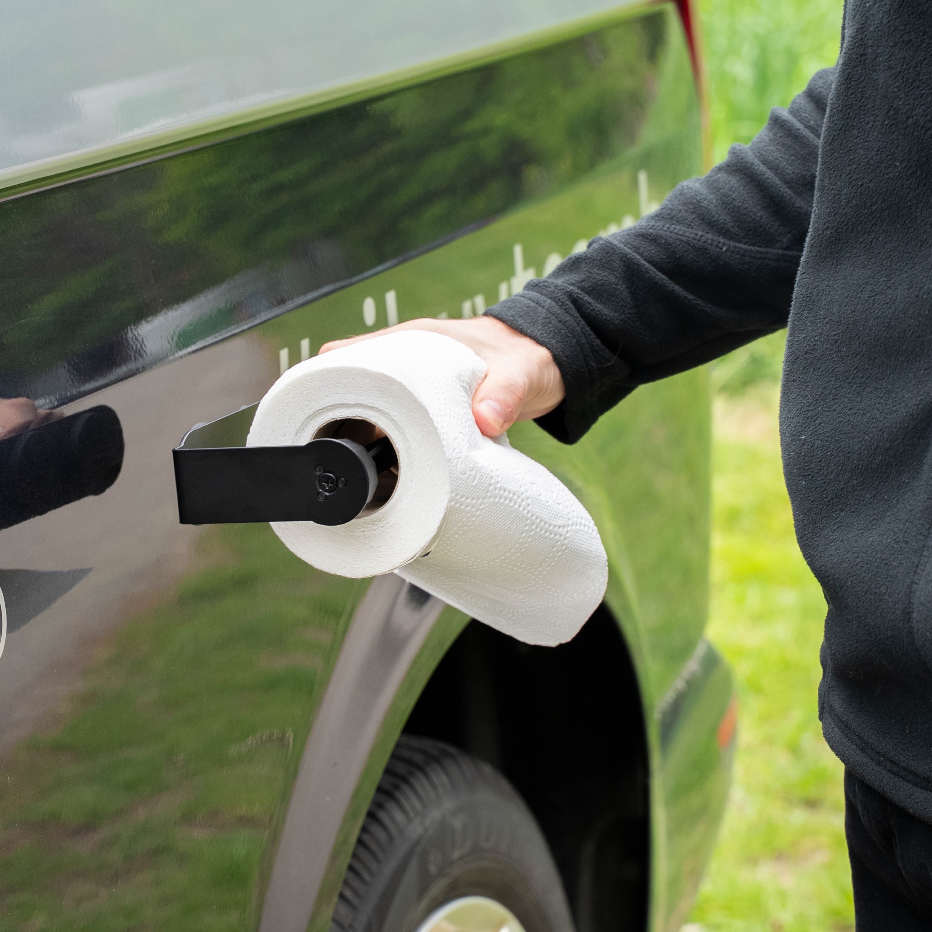 Toilettenpapierhalter bei multivan, Klopapier ablösen