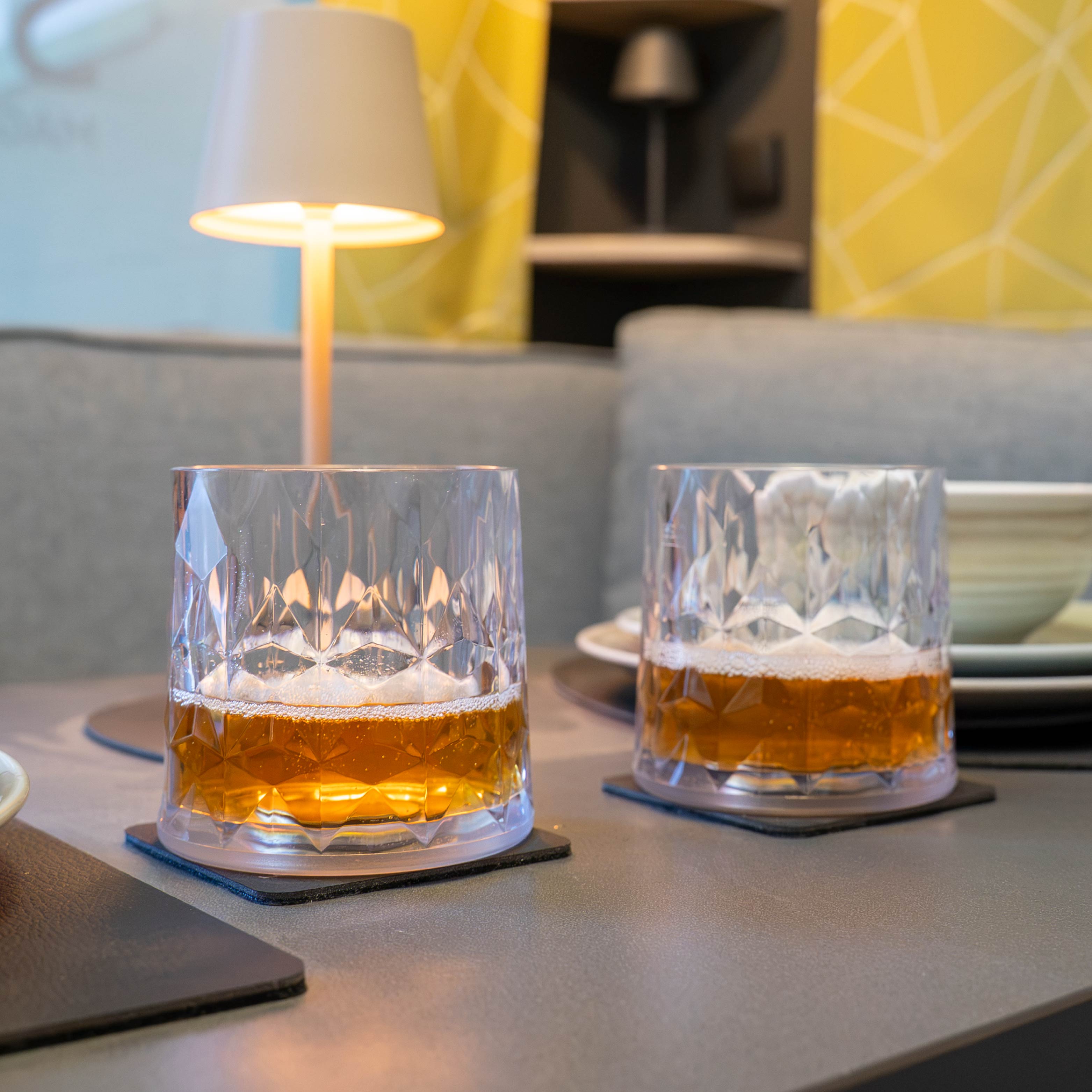 Verres en plastique aimantés TUMBLER TRANSPARENT