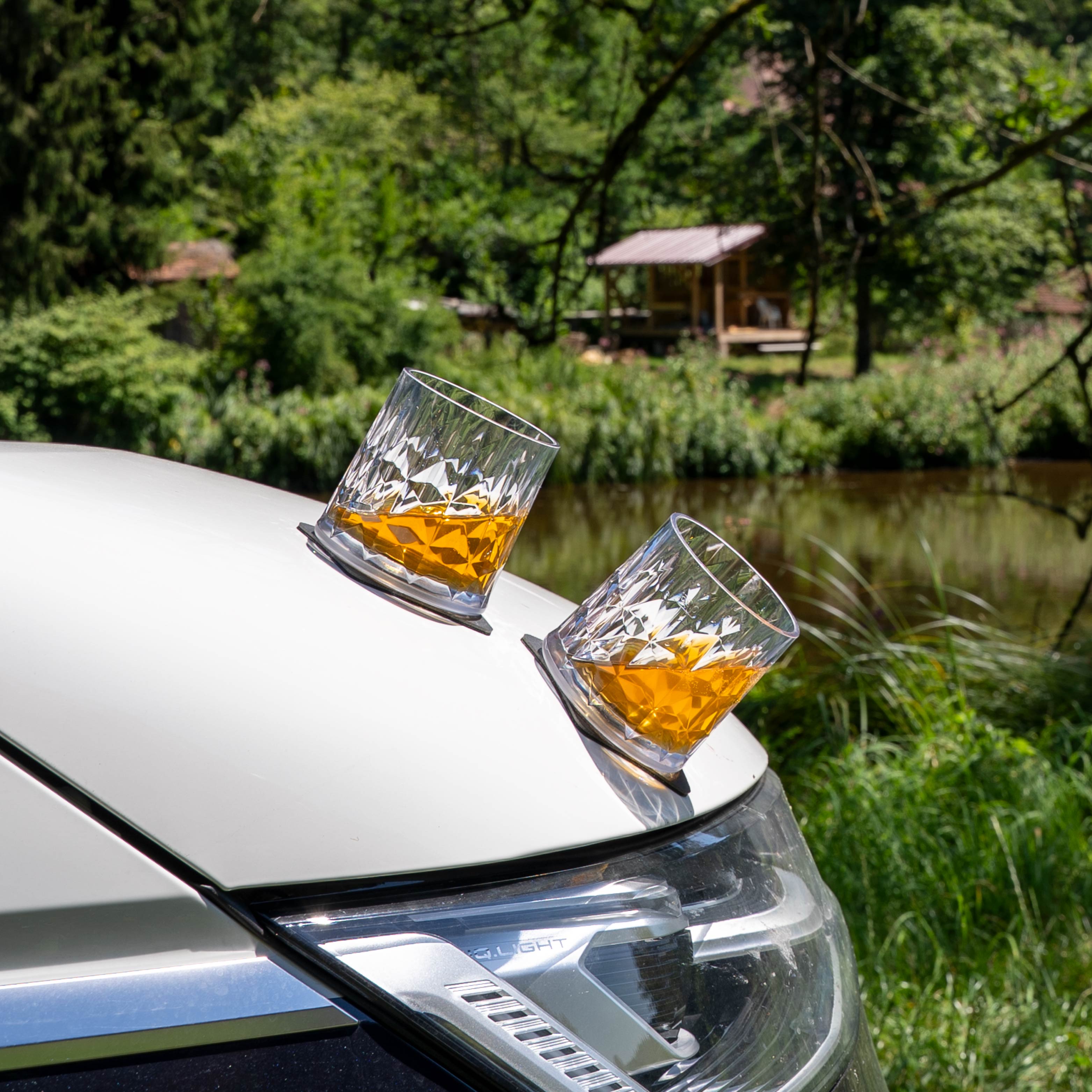 Verres en plastique aimantés TUMBLER TRANSPARENT
