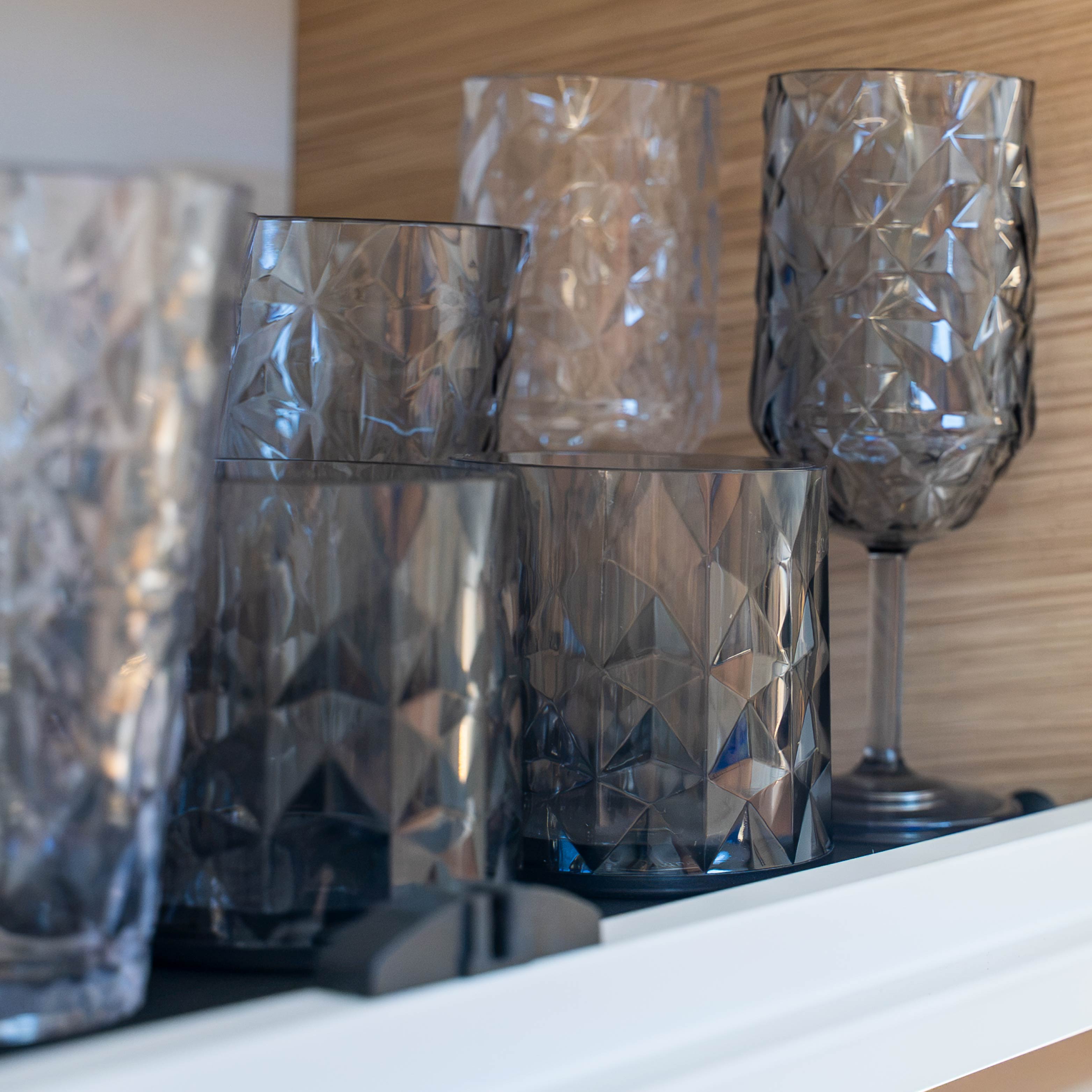 Verres en plastique magnétiques TUMBLER GRIS