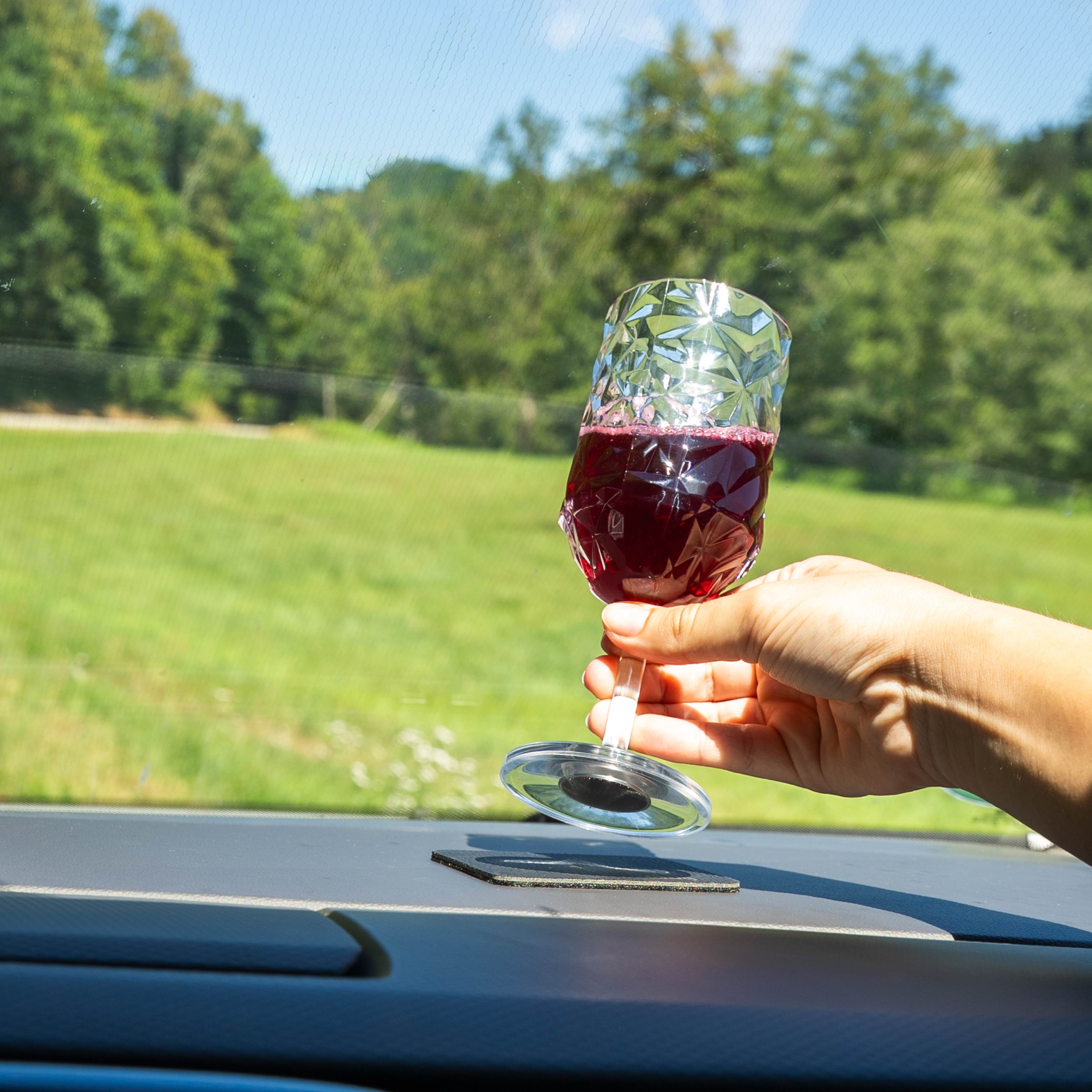 Verres en plastique aimantés WEIN CLEAR PRISMA