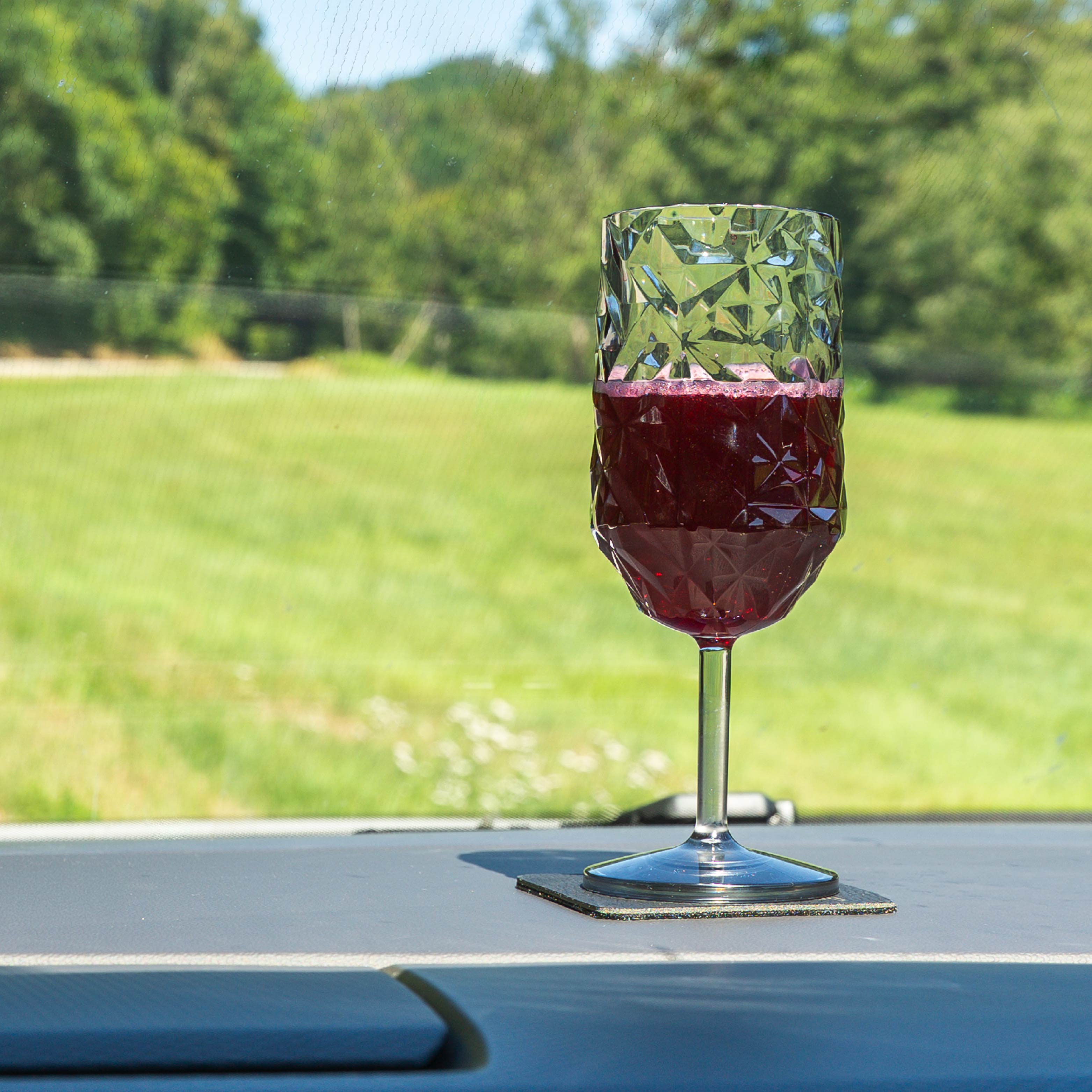 Verres plastiques aimantés VIN GRIS PRISMA