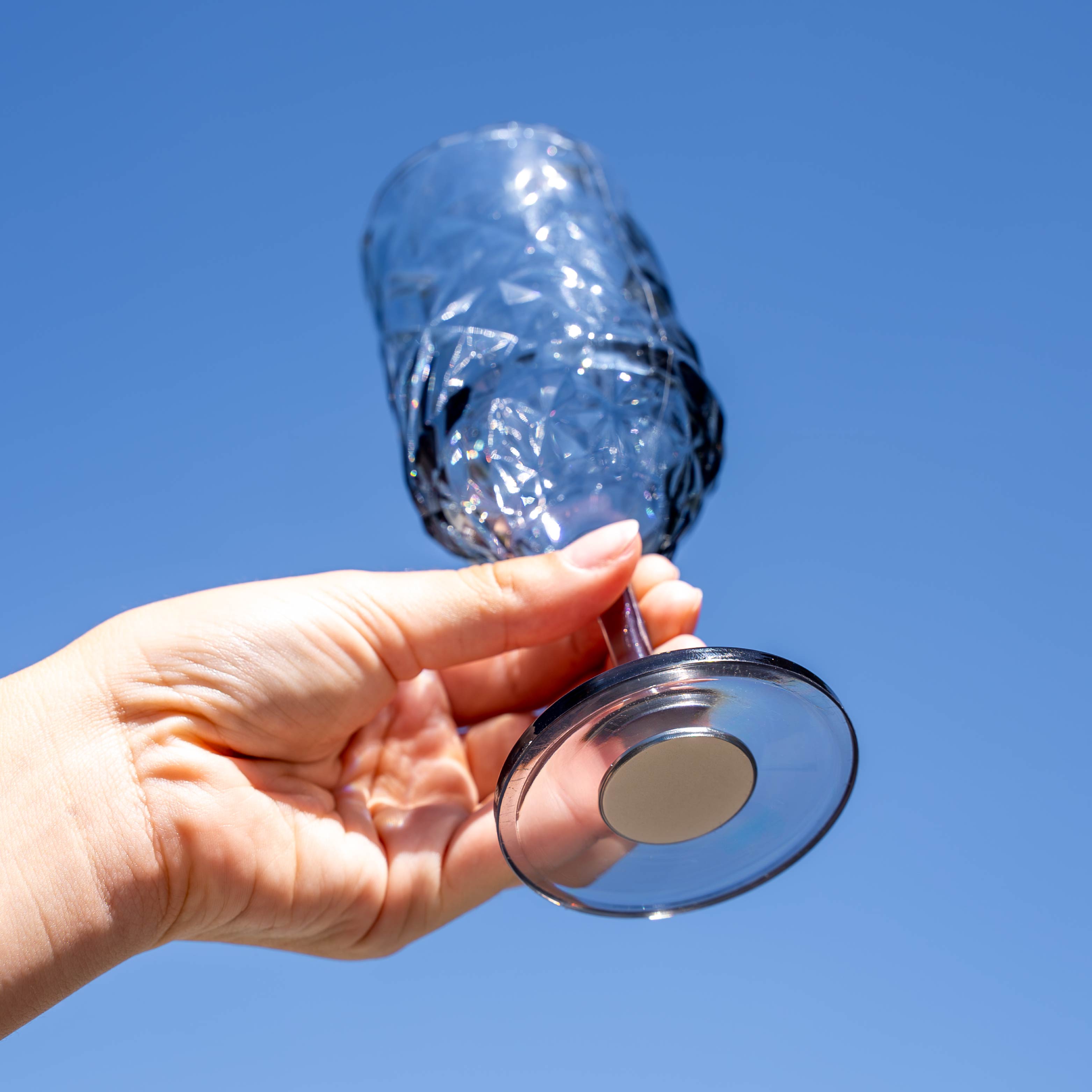 Verres plastiques aimantés VIN GRIS PRISMA
