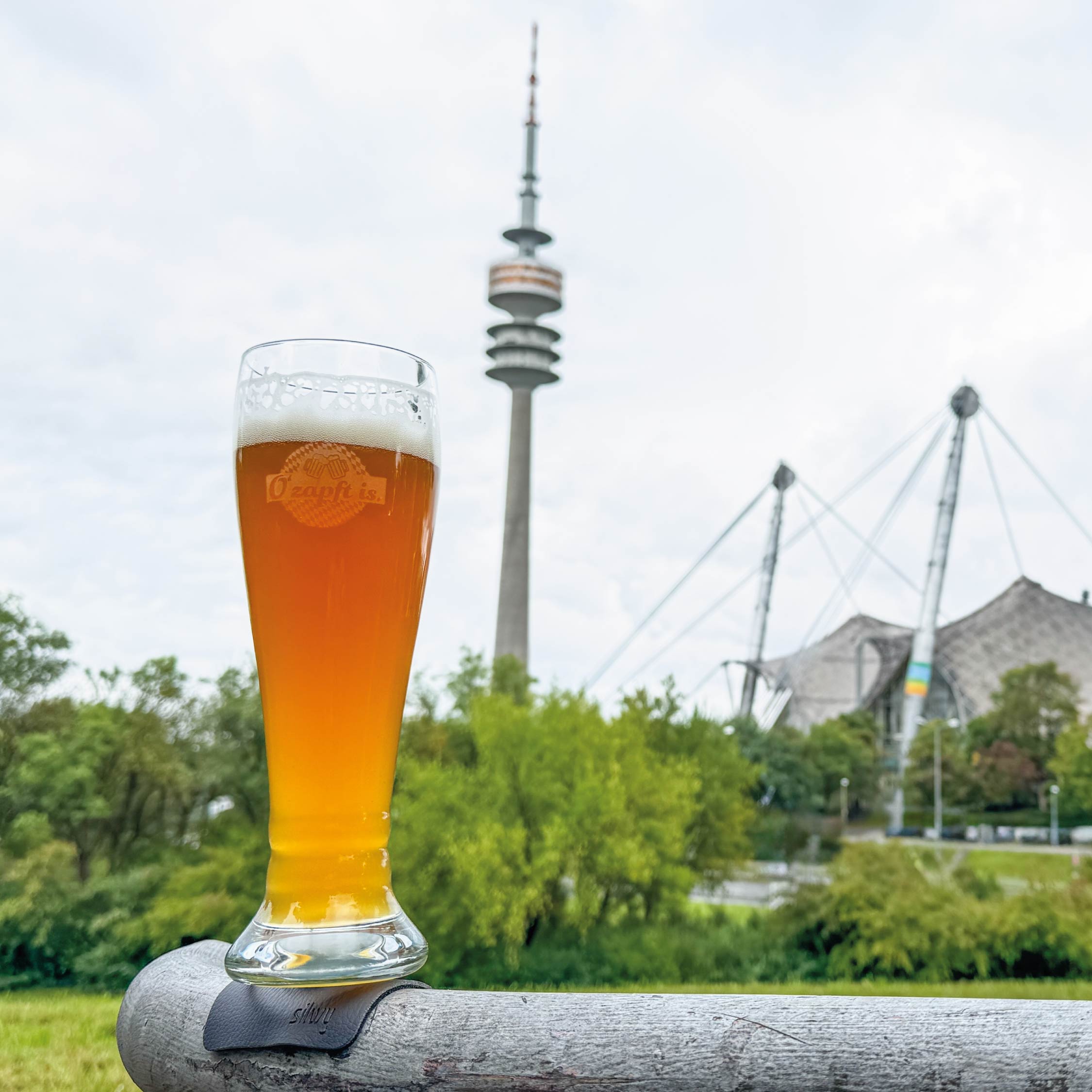 Magnet-Kristallglas WEIZENBIER O'ZAPFT IS