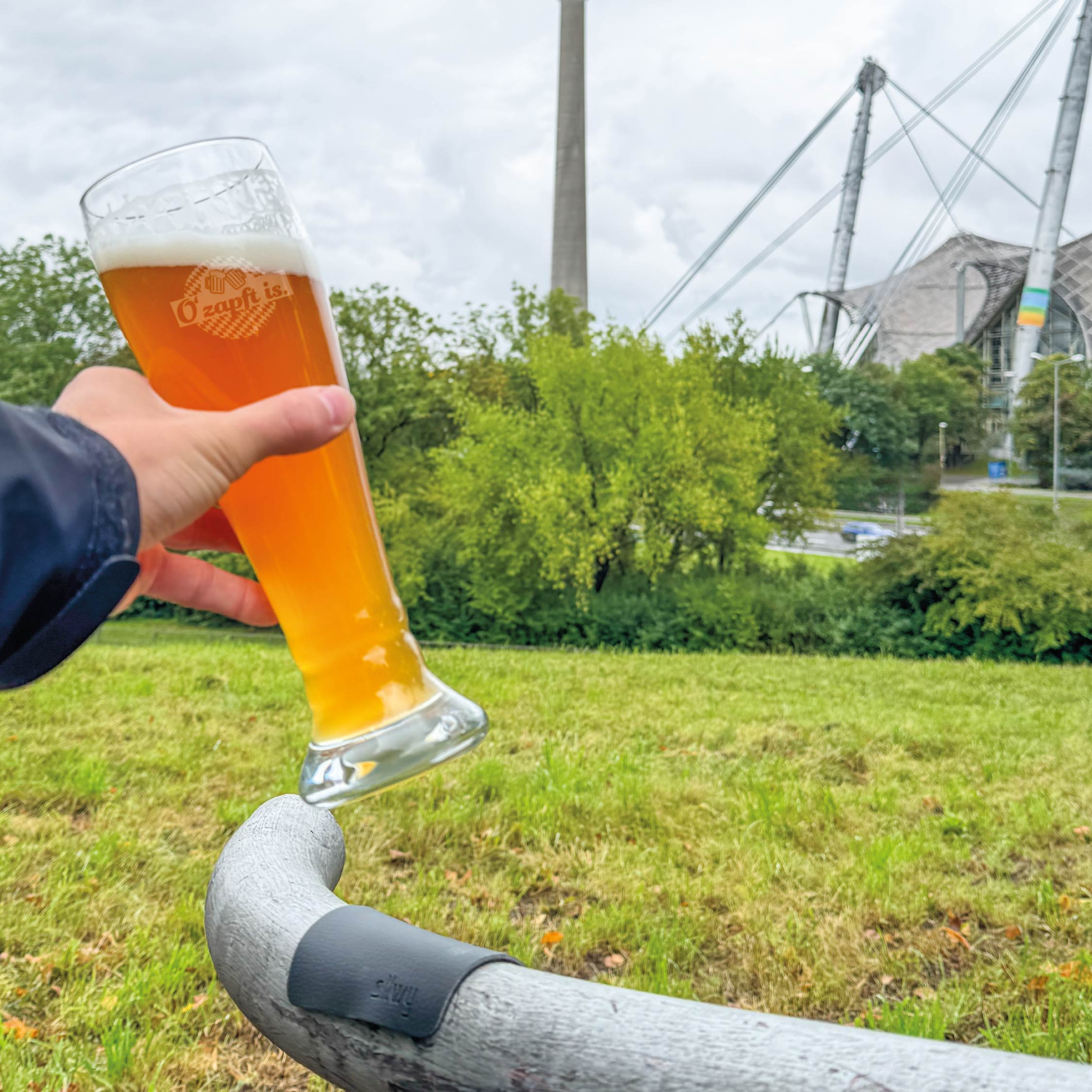 Magnet-Kristallglas WEIZENBIER O'ZAPFT IS