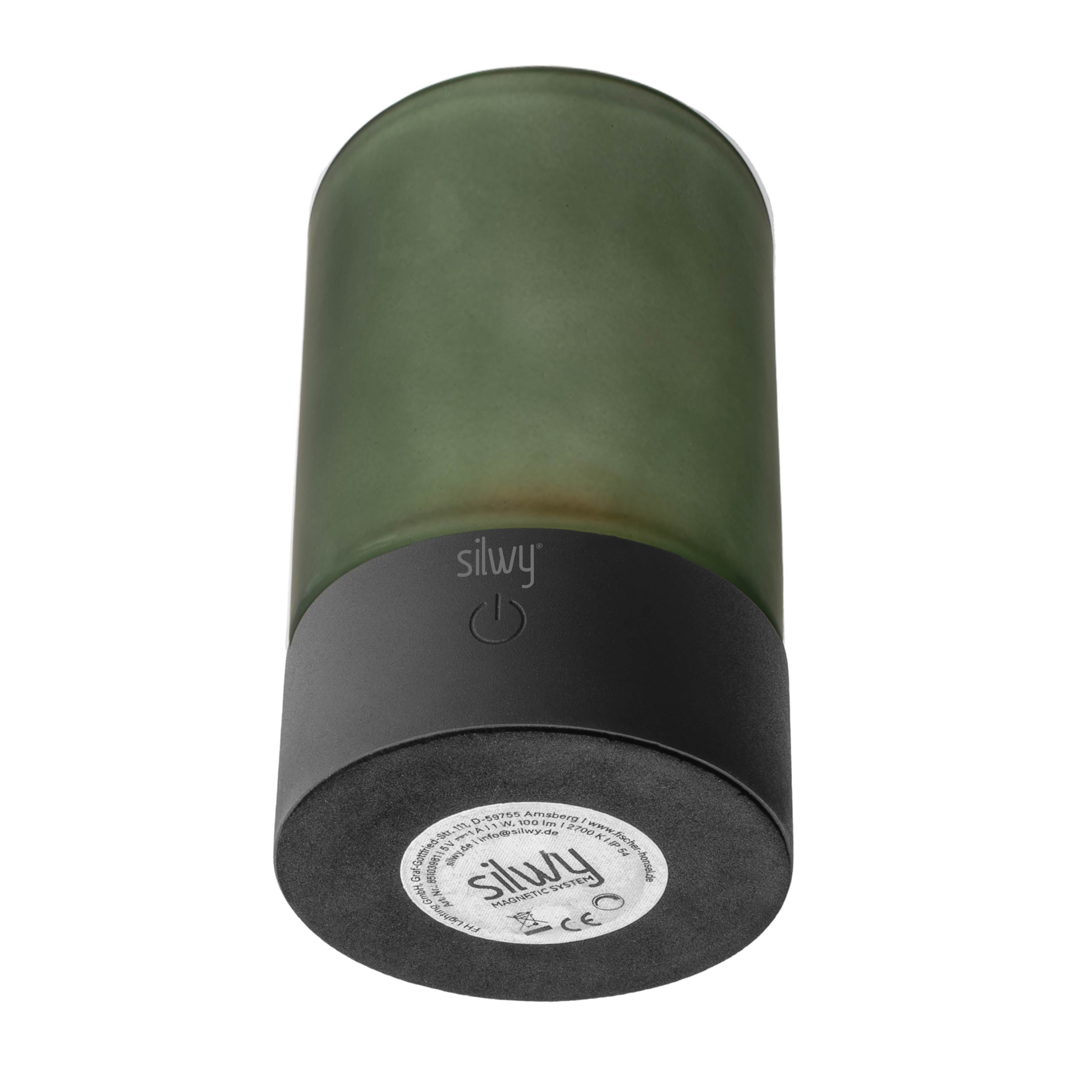 Magnet-Windlicht GREEN ohne Platzset