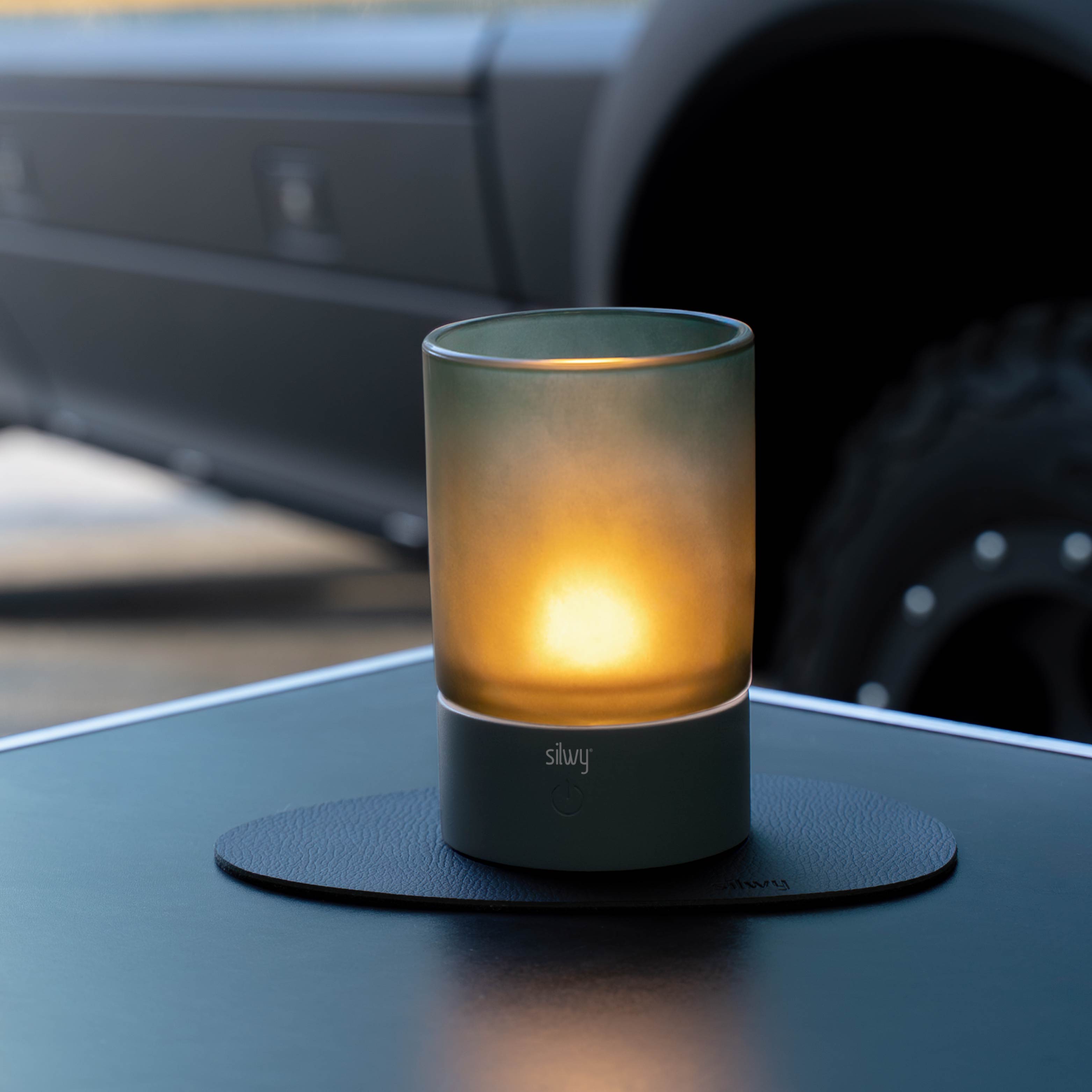 Magnet-Windlicht GREEN inkl. Platzset