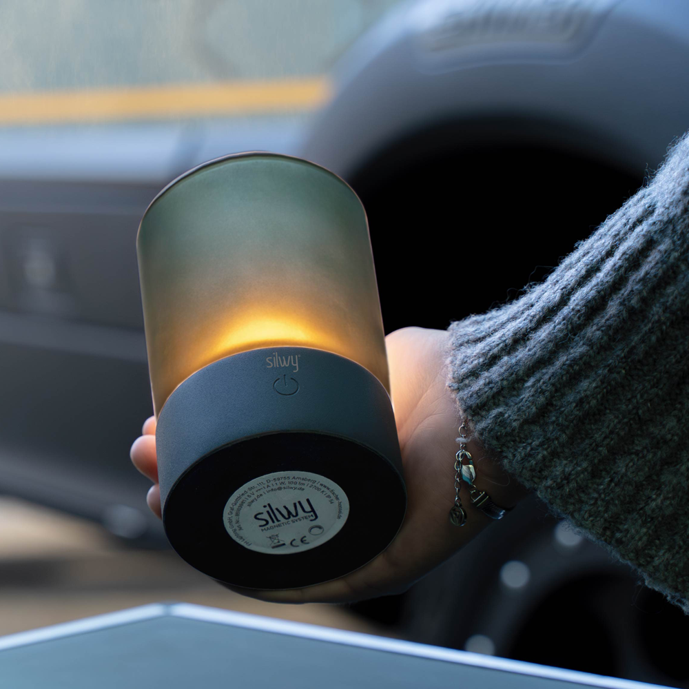 Magnet-Windlicht GREEN ohne Platzset