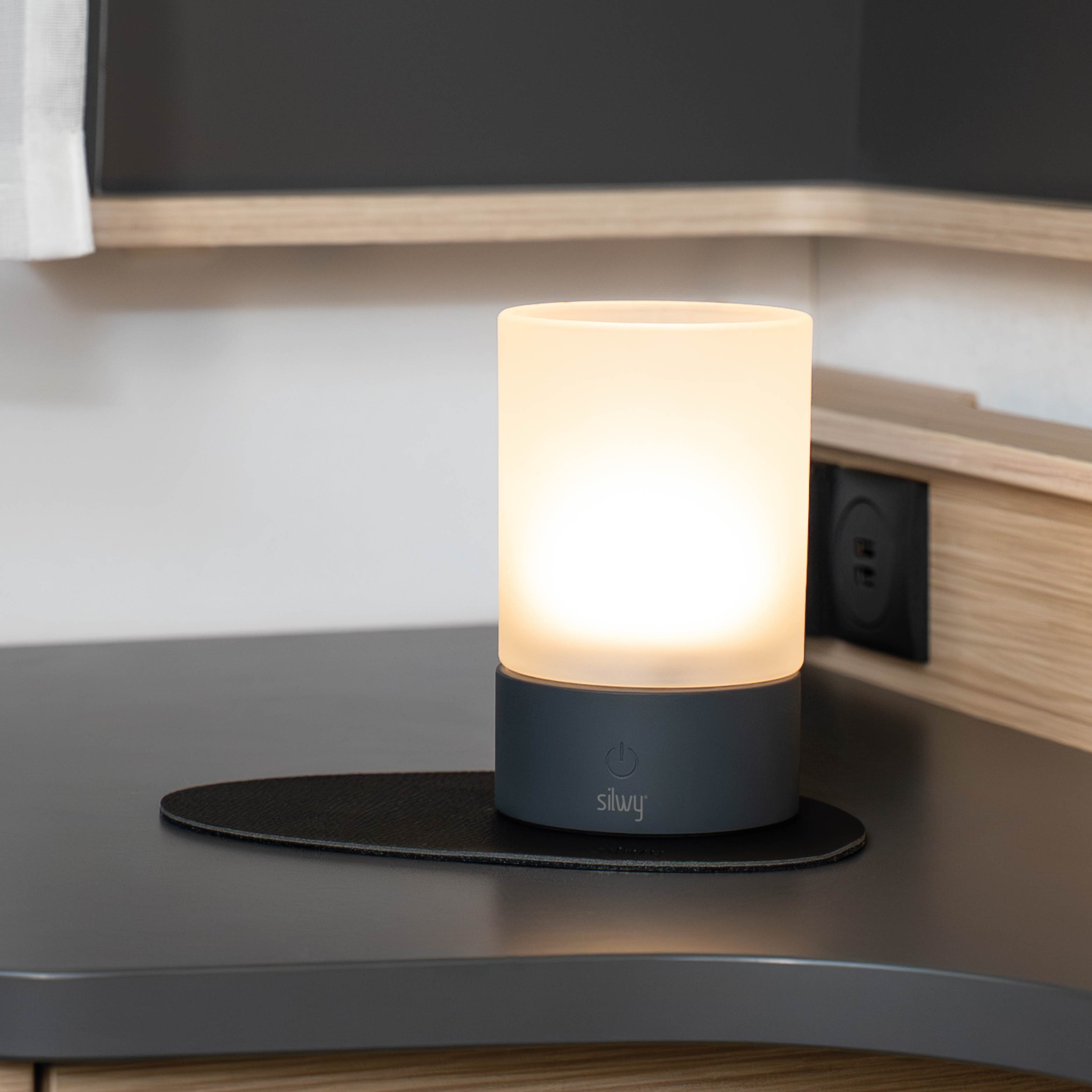 Magnet-Windlicht WHITE inkl. Platzset