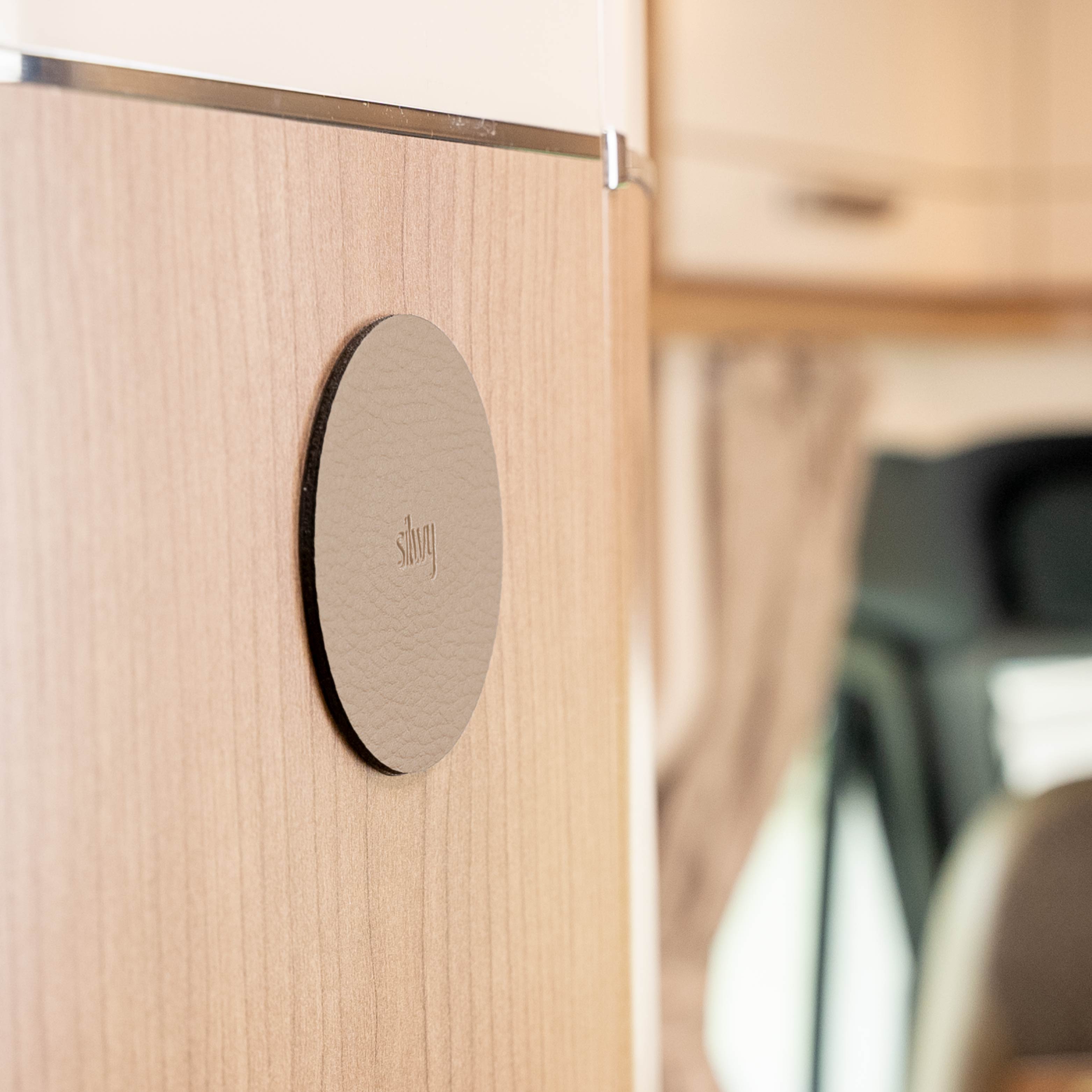 Metall-Nano-Gel-Pads 5 cm BEIGE